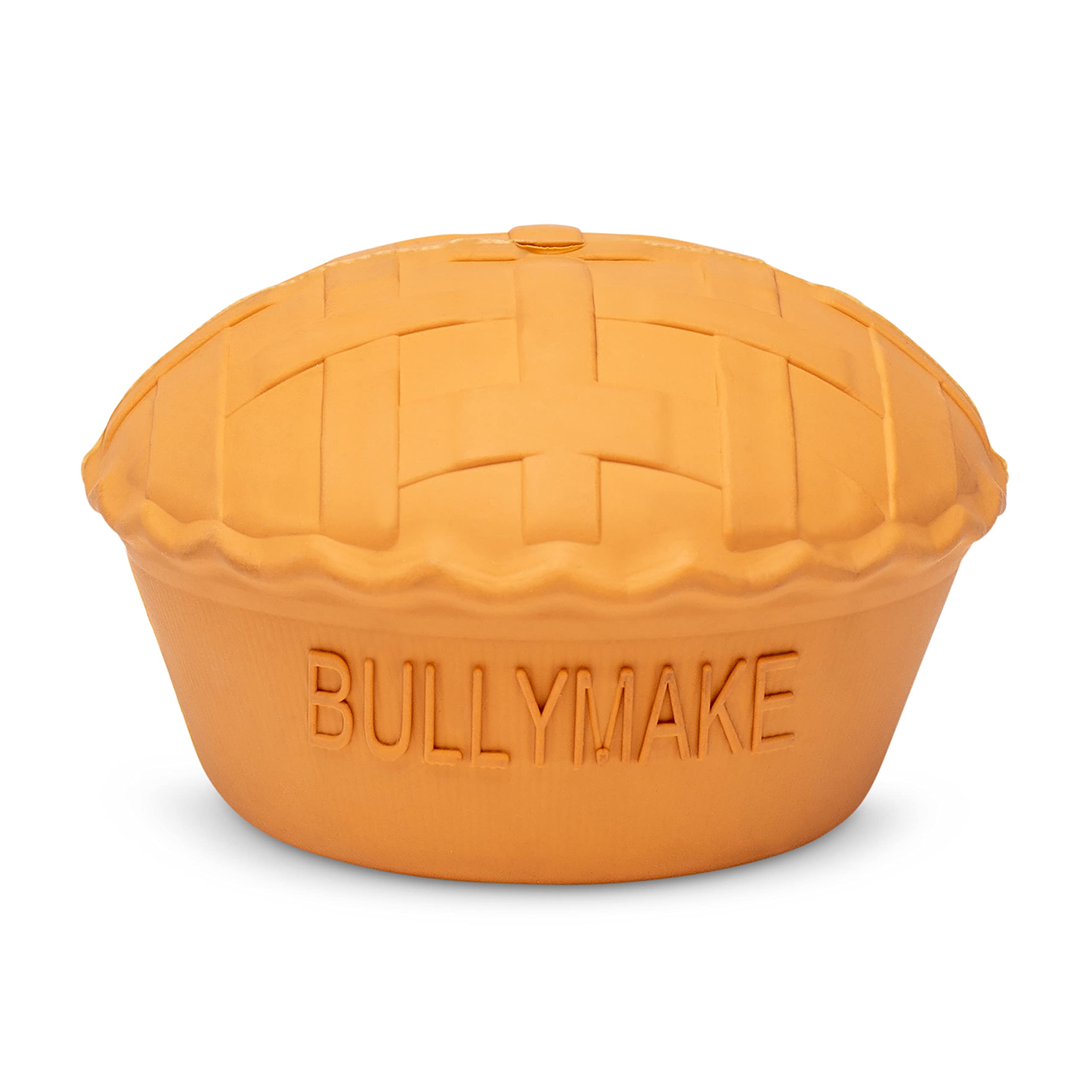 Bullymake - Pie Rubber Chew Toy For Dogs - Rubber Toy For Dogs - Made In Usa - Treat Stuffing Toy
