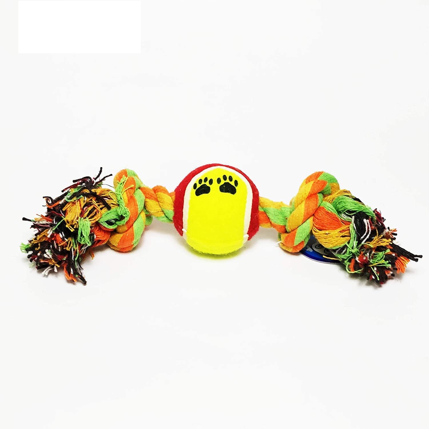 Dog Trust Dog Cotton Dog Rope Chew Toy, Puppy Teething Toy, 11 Inches, Color May Vary Suitable For Small Breeds