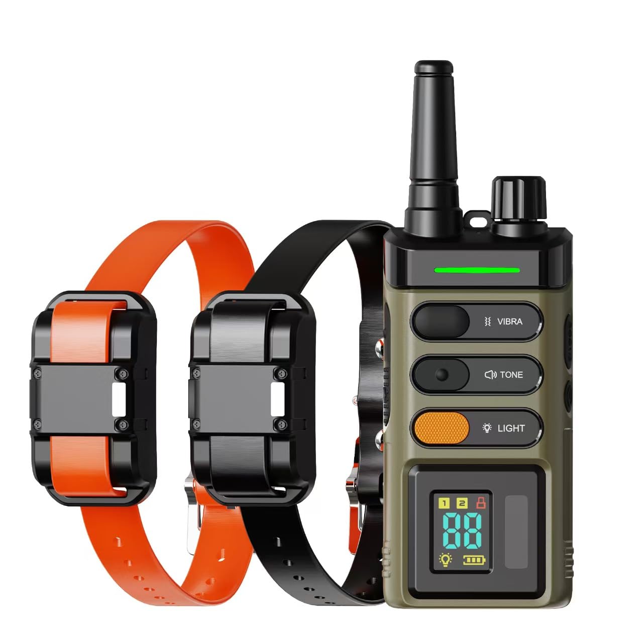 Dog Shock Collar, 5300Ft (1Mile) Range Remote Control Unit And Innovative Dog Training Collar With Ipx7 Waterproofing, Waterproo