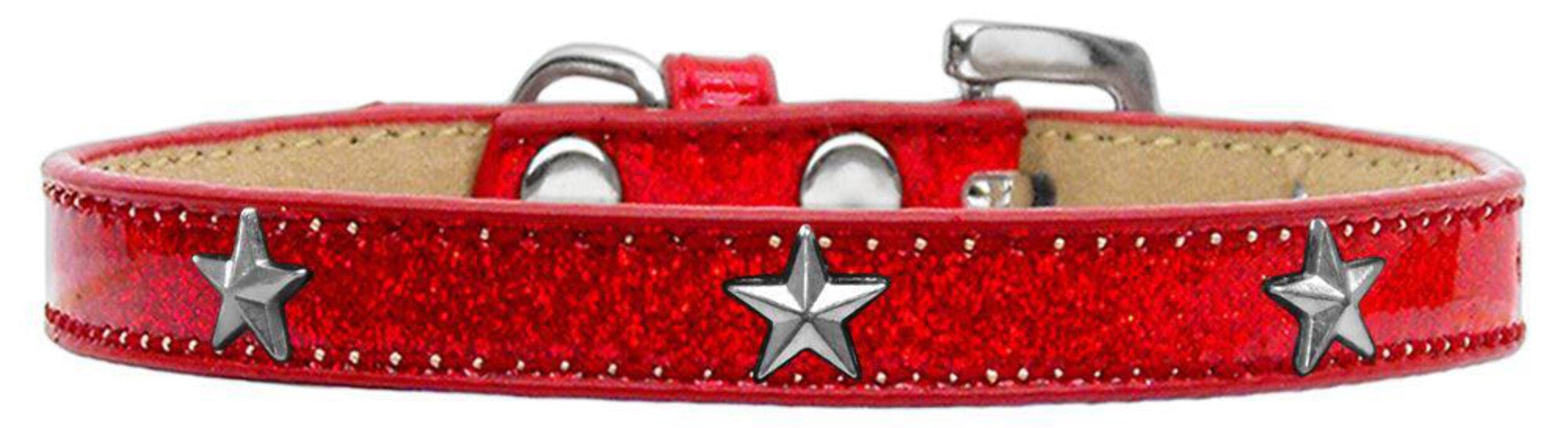 Dog, Puppy & Pet Widget Ice Cream Collar, Silver Star Gold 20