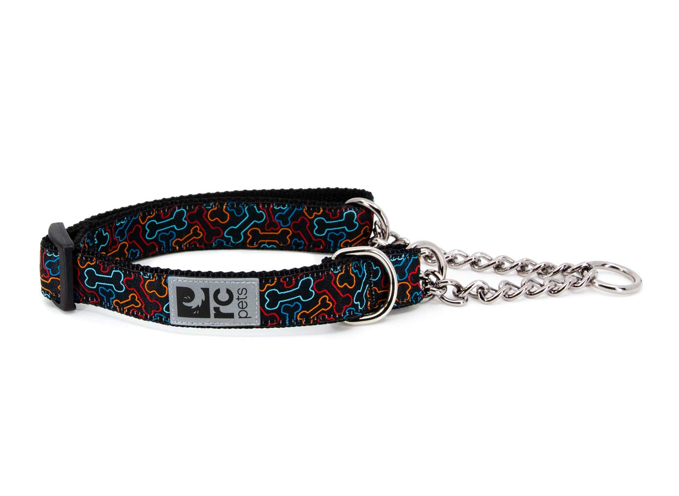Rc Pets 3/4' Martingale Training Collar, Small, Bones