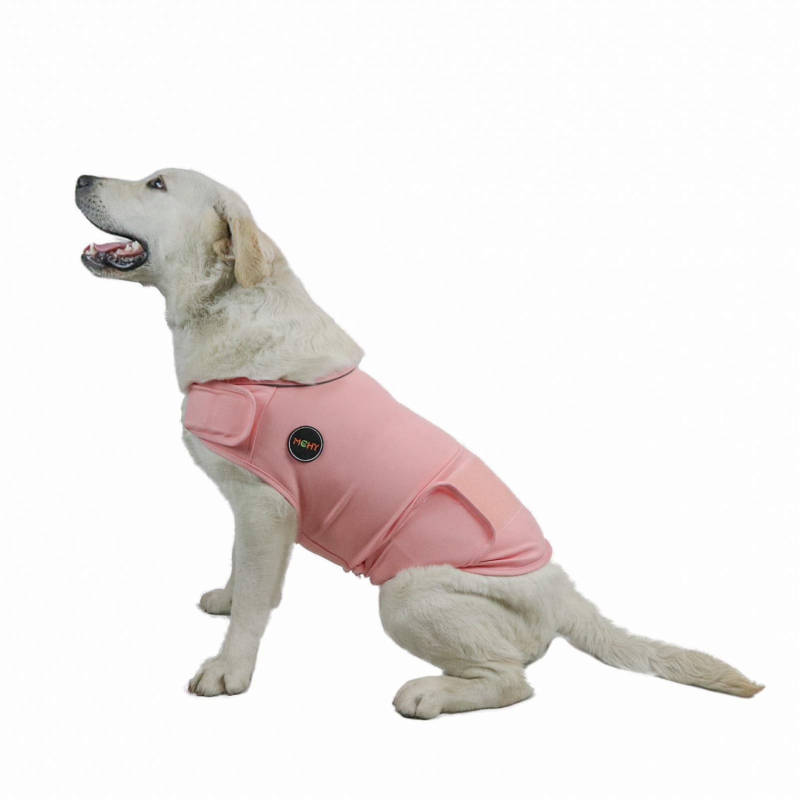 Mchy Dog Anxiety Vest, Anxiety Relief For Dogs, Dog Calming Coat (Pink Xl)