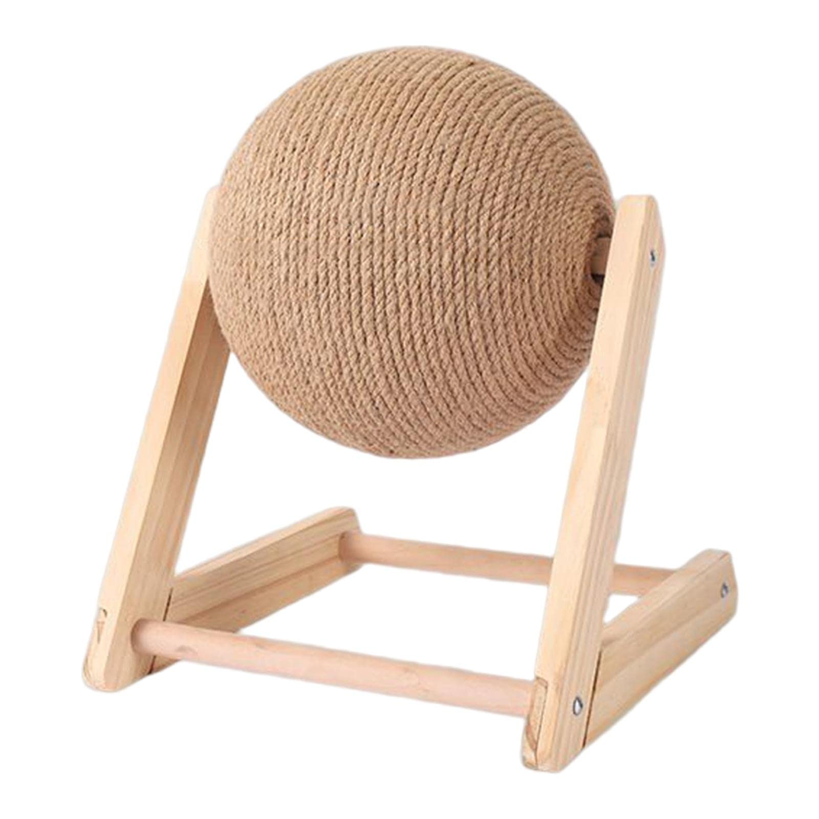 Enakshi Sisal Cat Scratching Rotatable Ball For Pet Kitten Pet Toy Interactive L Shaped| Pet Supplies|Cat Supplies|Furniture & S