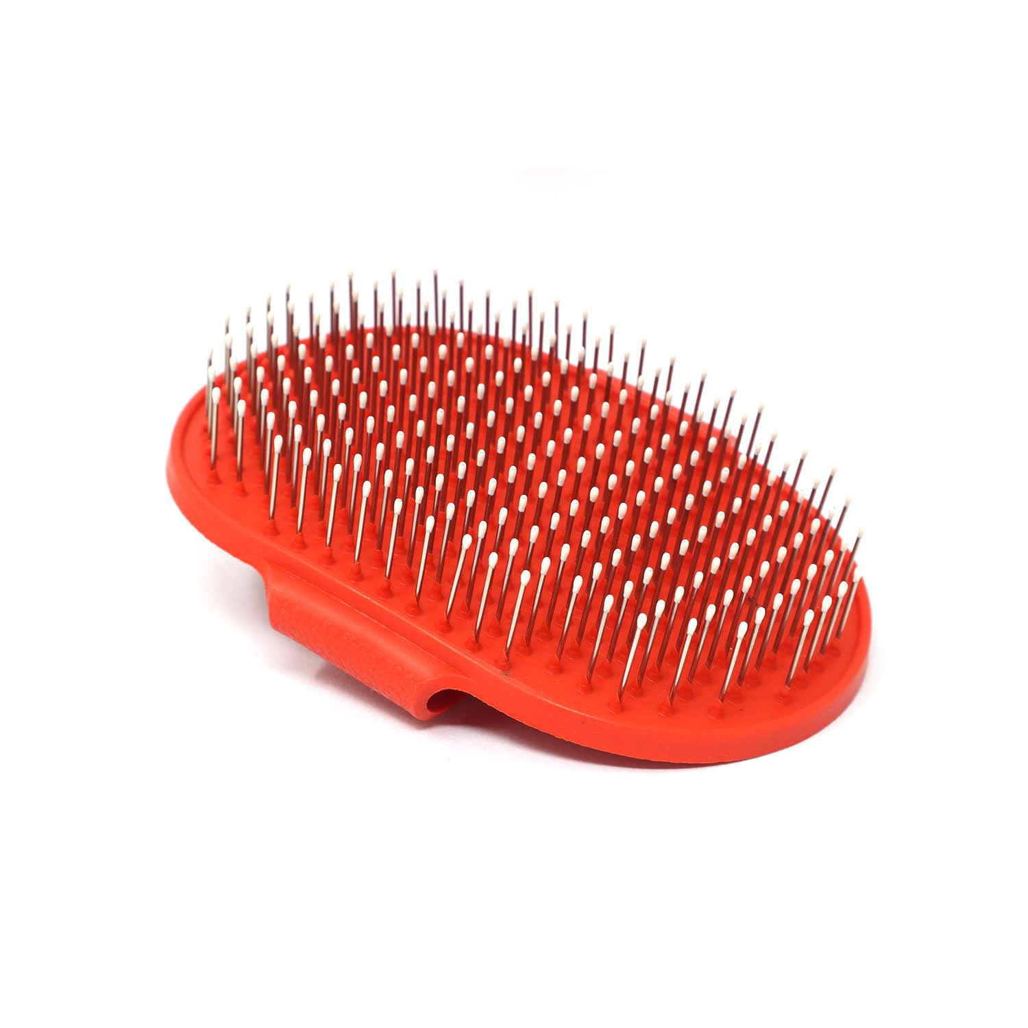 Plushmate Dog Bath Pin Gloves, Pet Hair Grooming Cleaning Brush Massage Removal Glove With Rejustable Circularity Handle For Cat