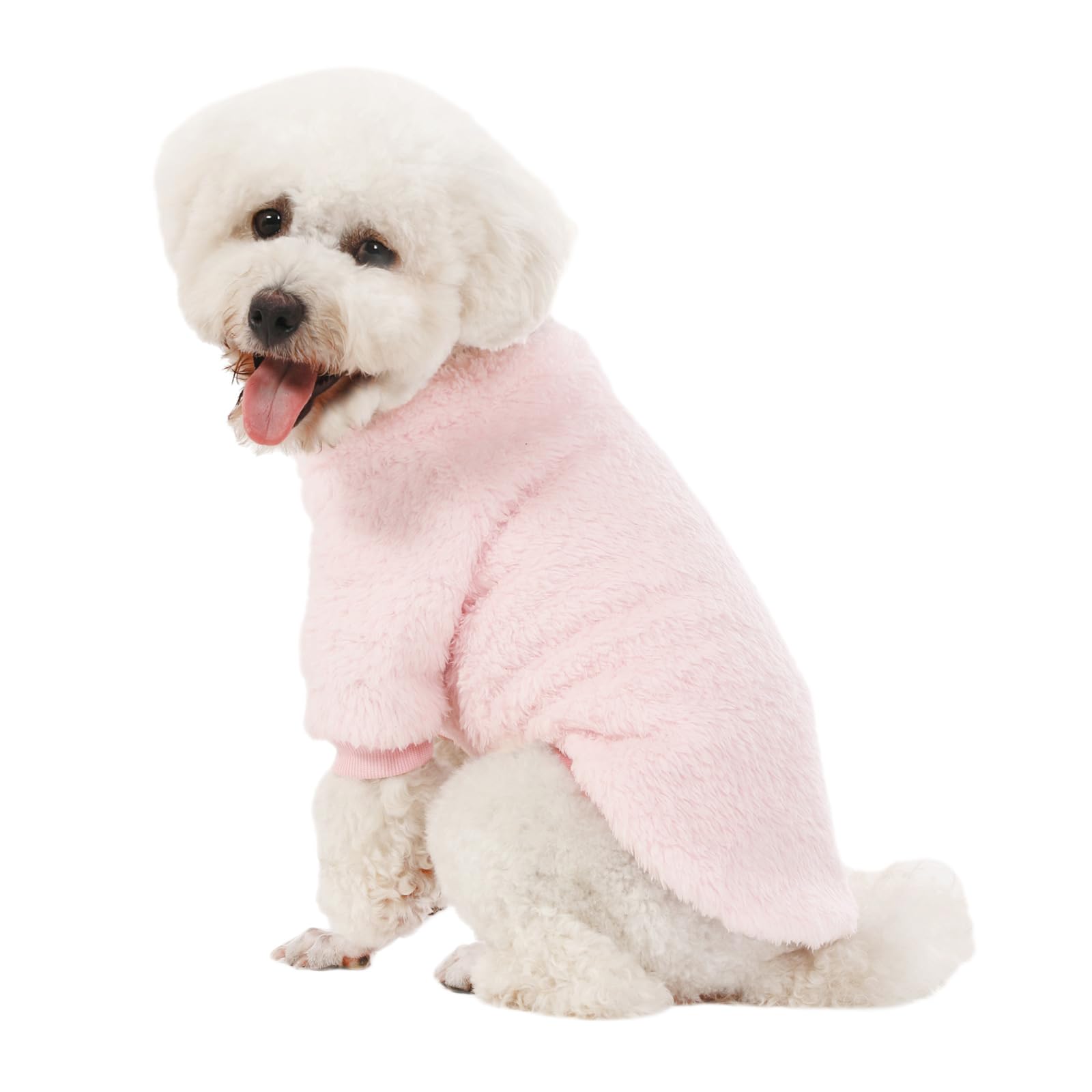 Kyaringtso Dog Sweater, 3 Pack Dog Sweaters For Small Dogs, Dog Clothes For Small Dogs Girl Boy, Ultra Soft And Warm Puppy Sweater Dog Coat For Winter Christmas (X-Large, Lt Pink+Lt Green+Lt Yellow)