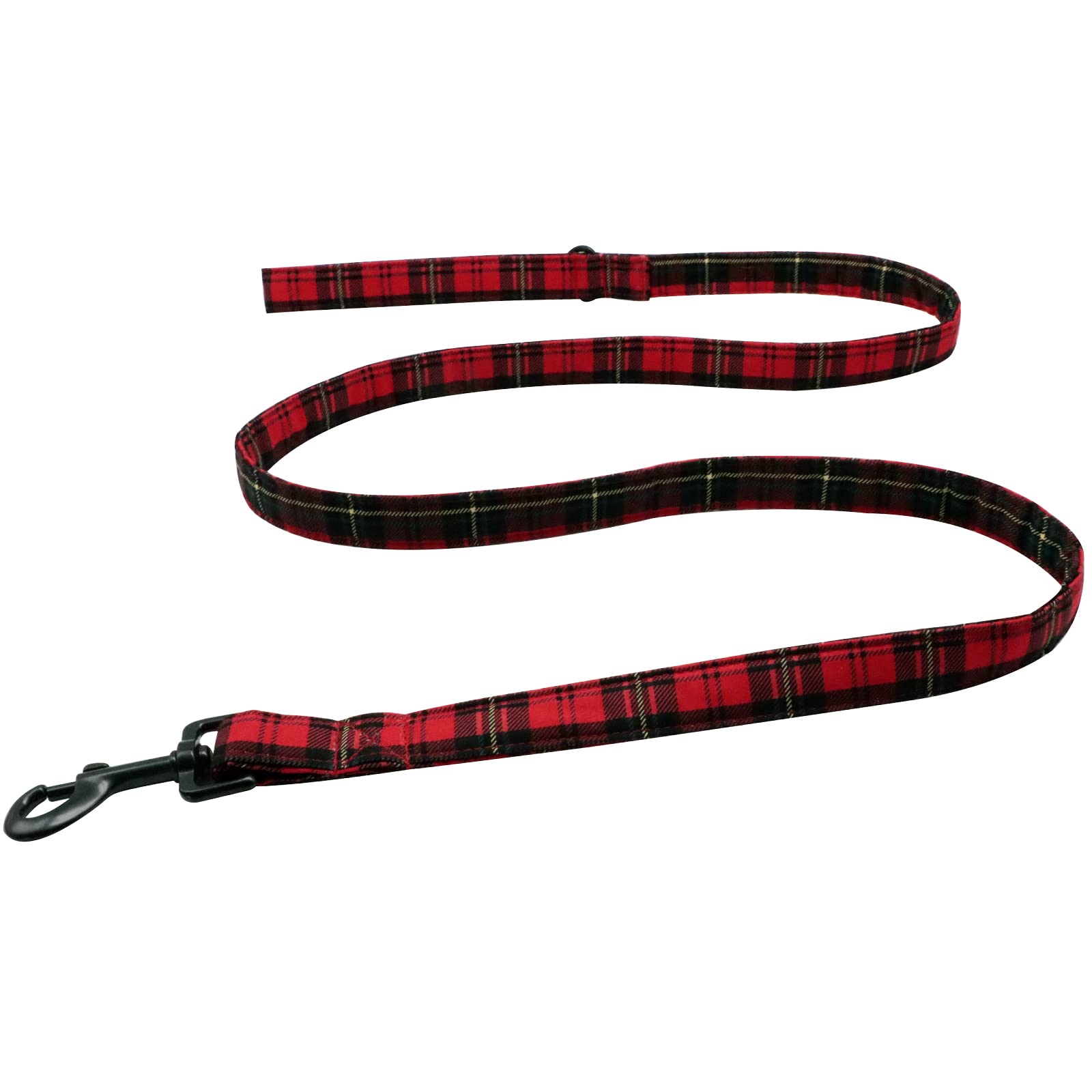 Lionet Paws Christmas Dog Leash Matching Dog Collar For Small Medium Large Dog