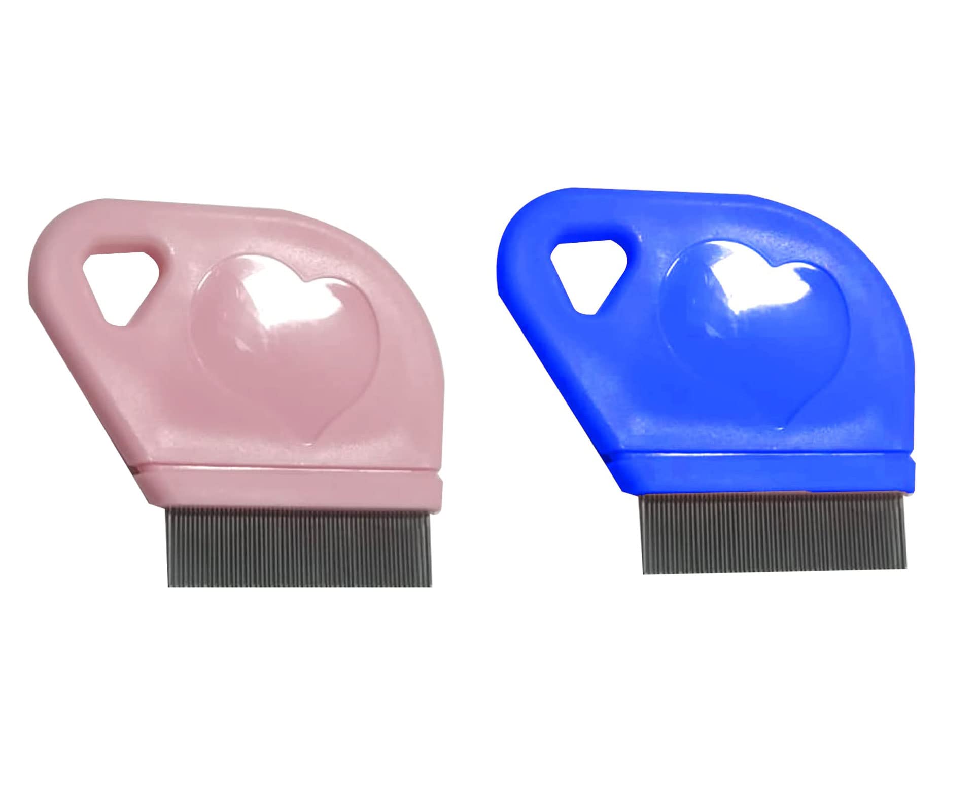 Emily Pets Pet Grooming Flea Comb,Grooming Brush With Steel Teeth For Dogs Cats And Puppies For Short & Long Hair Designer Comb
