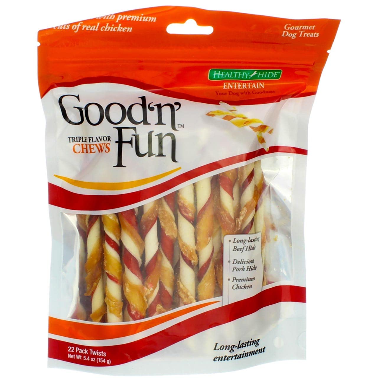 GF 22PK Twist Dog Treat