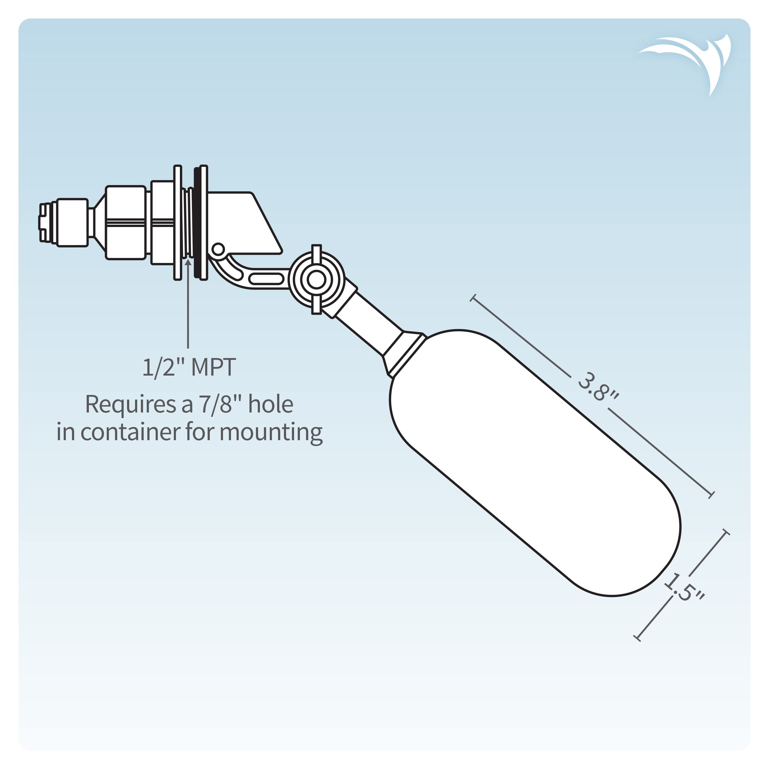 AquaticLife Float Valve Kit for RO & RO/DI Systems