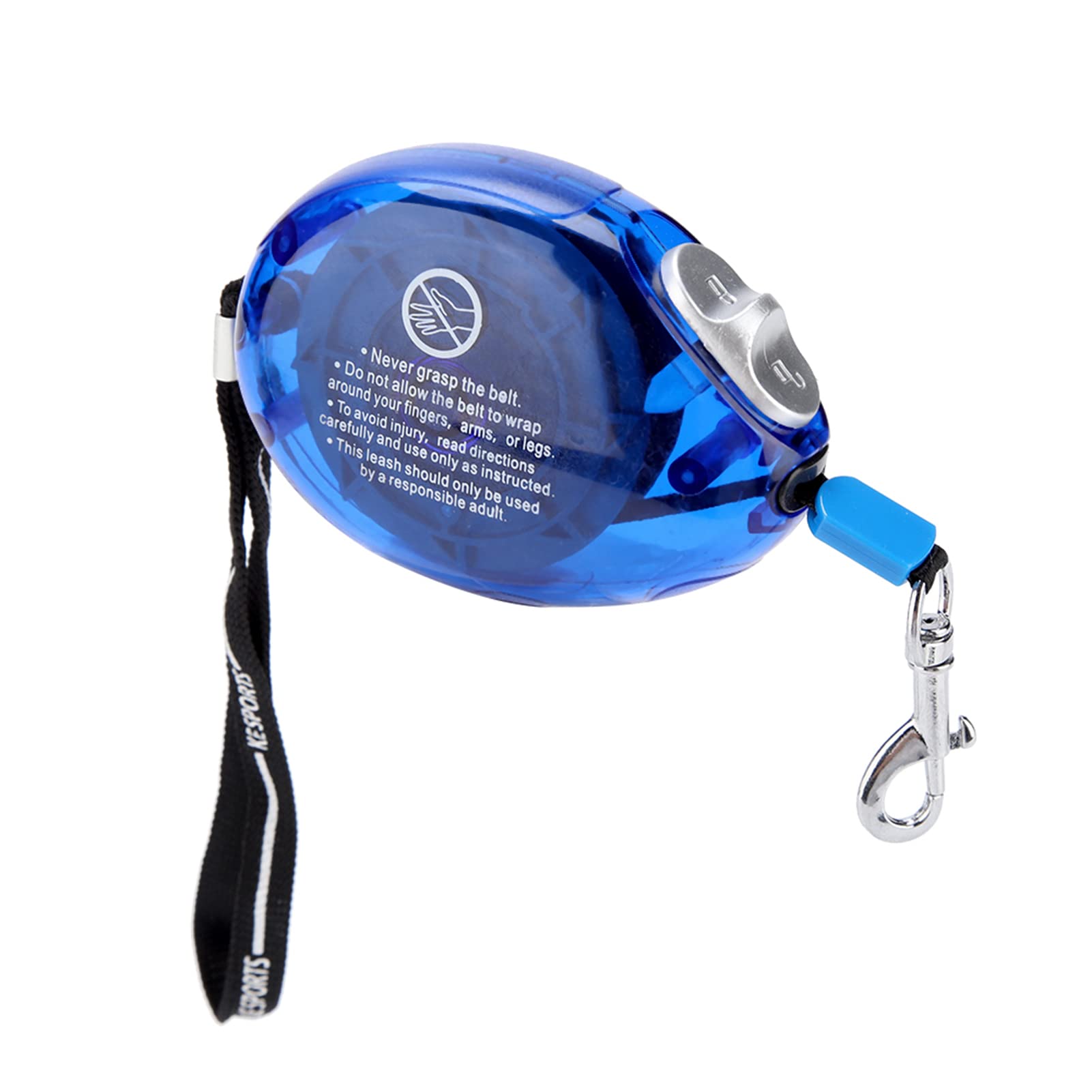 Retractable Dog Leash, Small & Medium Dog Collar Automatic Retractable Leash With Traction Chain (Blue)
