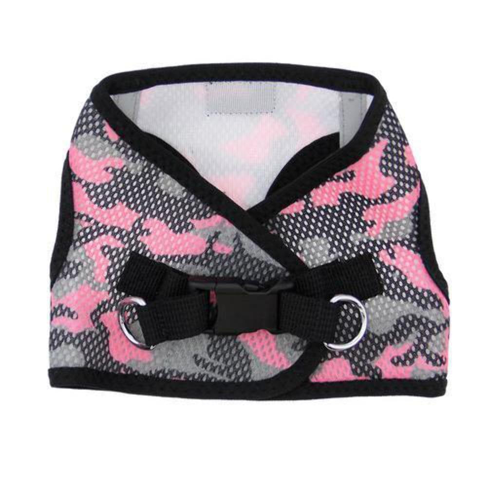 Doggie Design American River Dog Harness Camouflage Collection - Pink Camo Xxl
