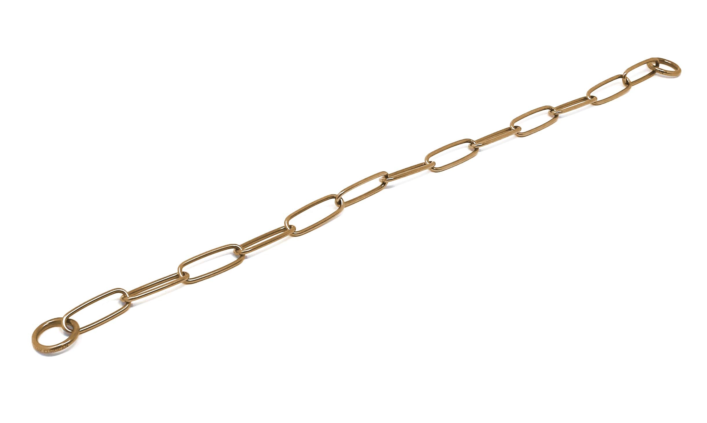 Dogline Herm Sprenger Curogan Long Link Fur Saver Training Collar Hypoallergenic Nickel Free No-Pull Slip Chain For All Dogs Eas
