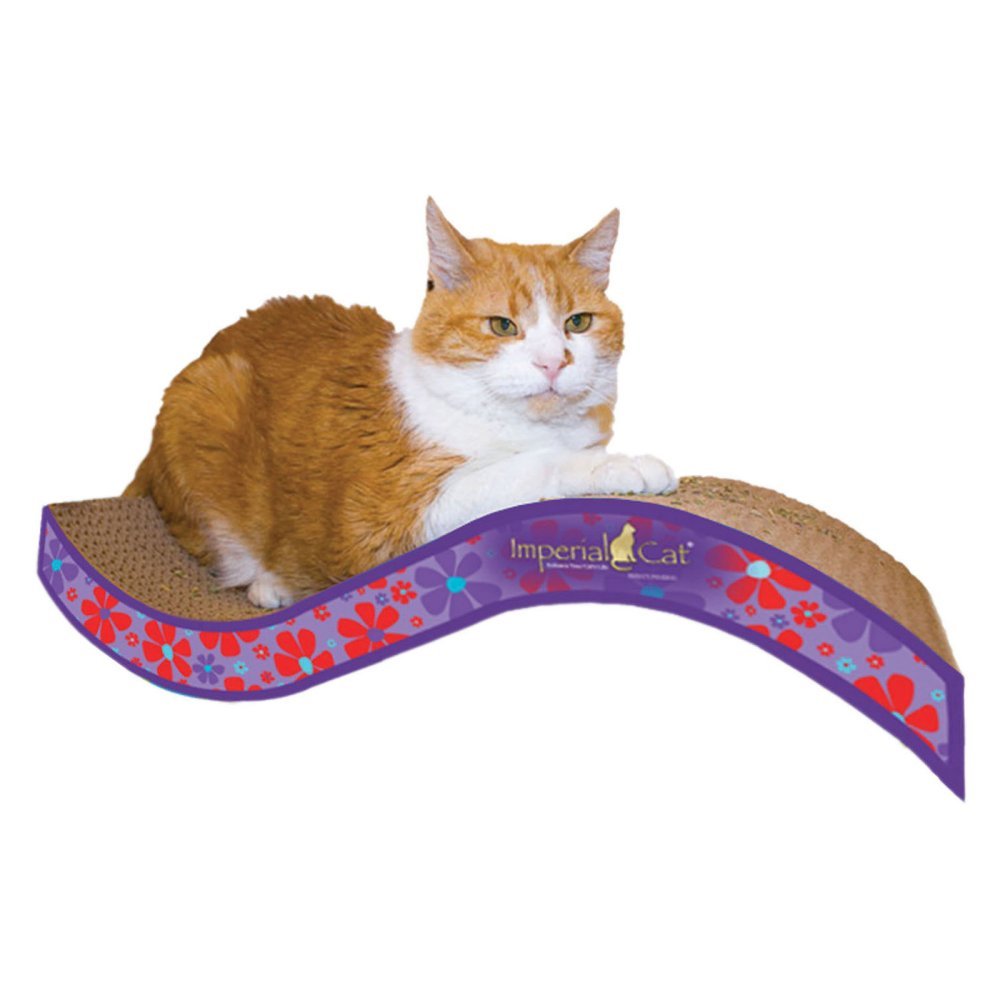 Imperial Cat Purrfect Stretch Scratch 'N Shape, Giant, Paisley