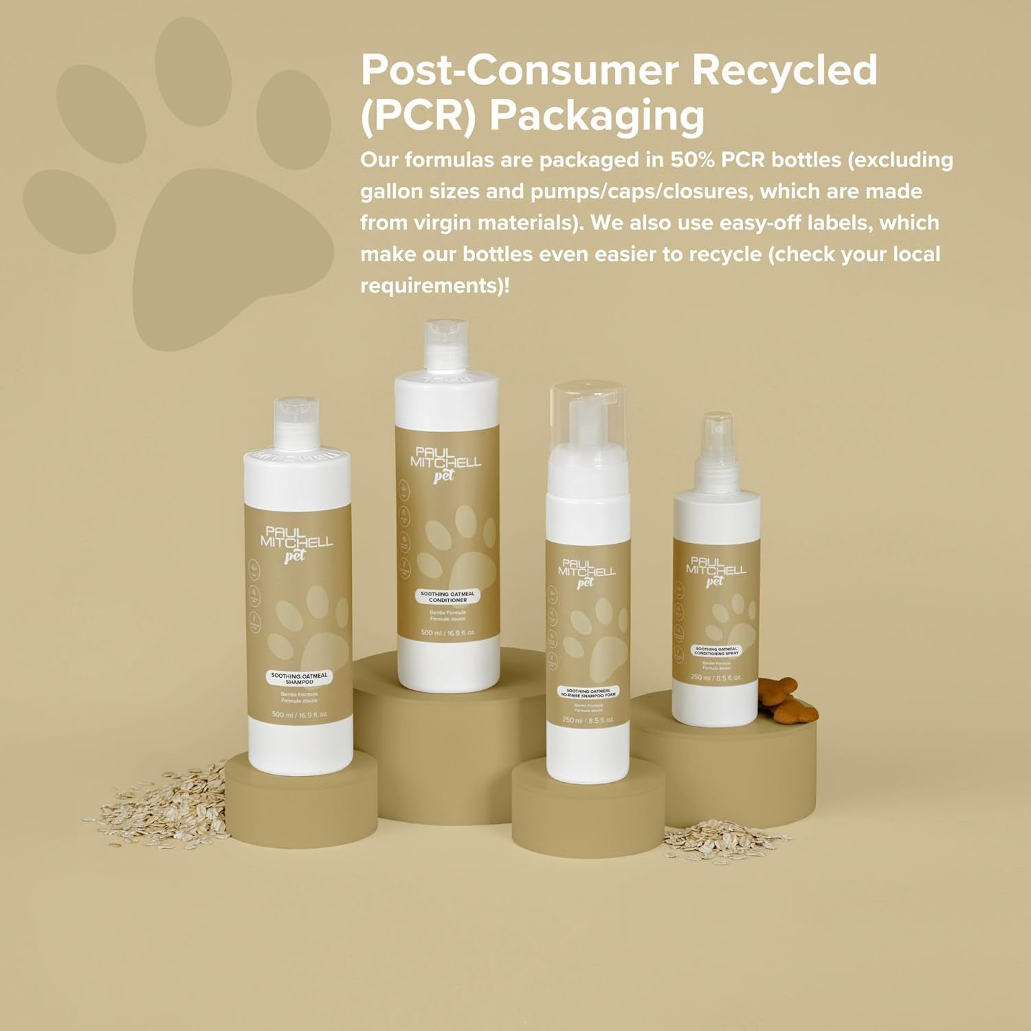 Paul Mitchell Pet Soothing Oatmeal Conditioner, Gentle Formula, Gallon