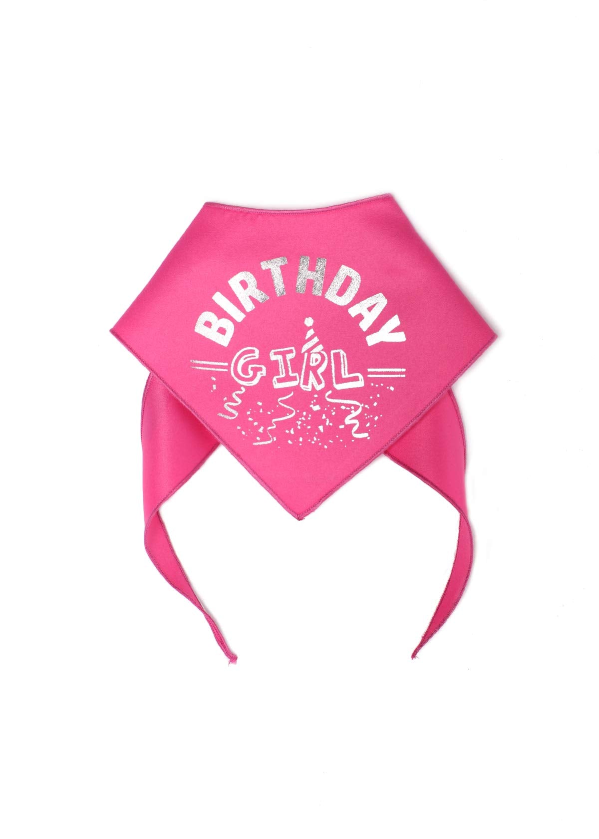 Tail Trends Happy Birthday Dog Bandana The Birthday Girl Design Fits Medium To Large Sized Dogs - 100% Cotton