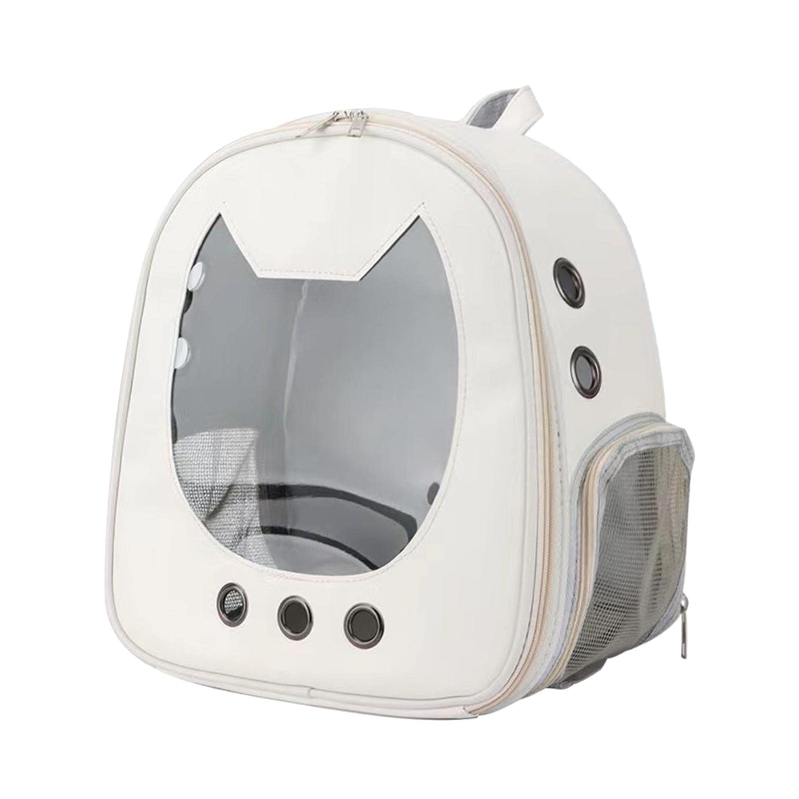 Enakshi Durable Pet Carrier Backpack Dog Cat Adjustable Strap Travel Bag White |Pet Supplies | Dog Supplies | Carriers & Totes