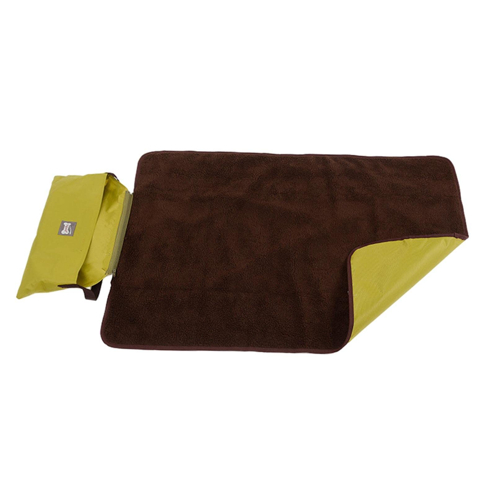 Lyla Pet Mat Blanket Dog Cat Portable Tour Camping Sleeping Bed Washable Kennel Green