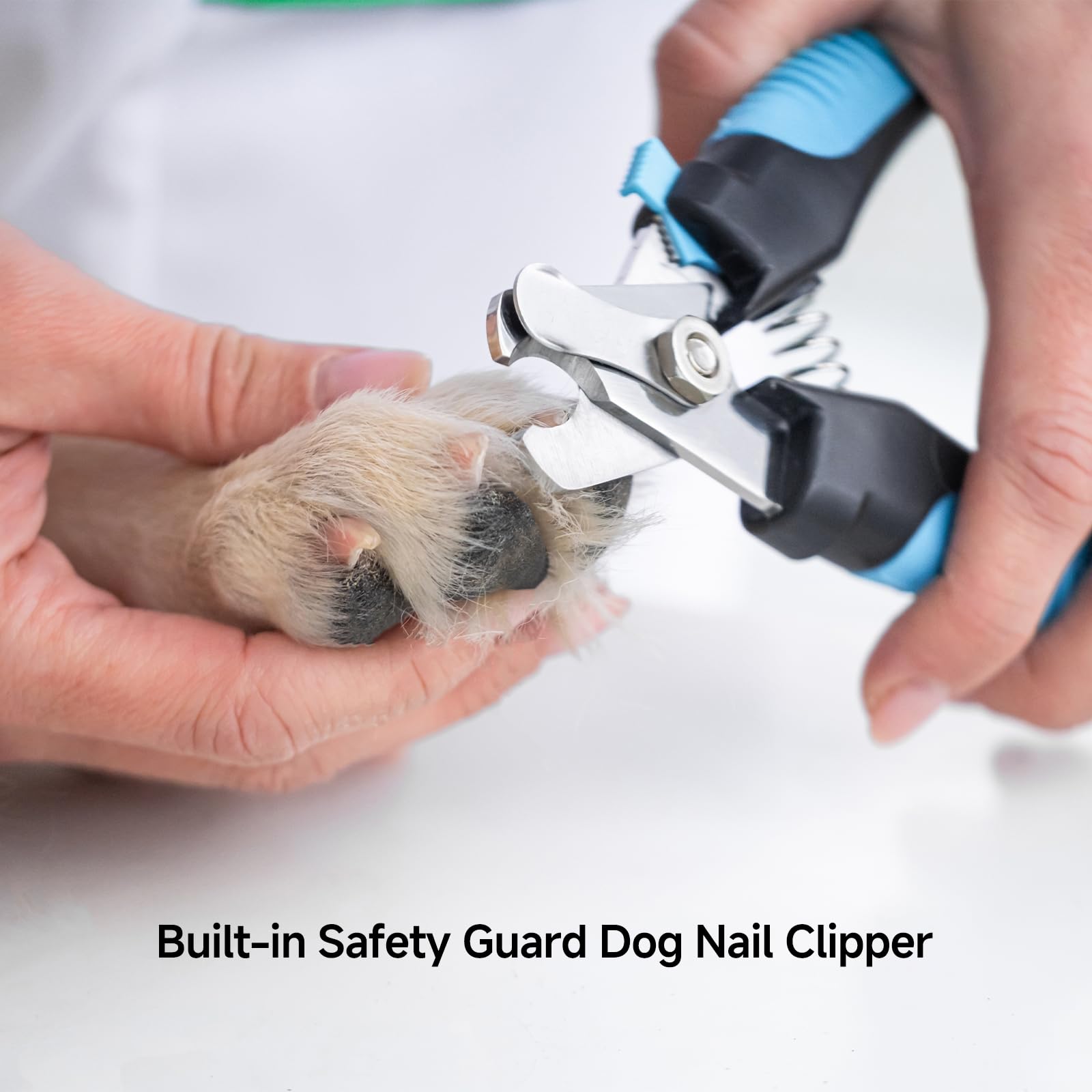 NVNAN 5-in-1 Pet Grooming Kit: Deshedding Rake, Nail Clipper, Grooming Gloves & Massage Brush for Dogs and Cats (Nail Clipper Se