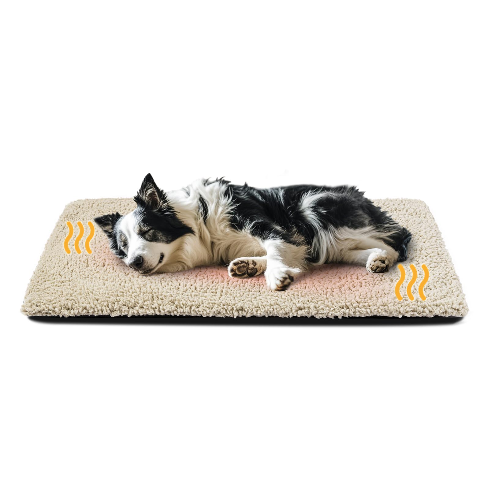 Miguel Cat Bed Self Warming Dog Bed Cat Self Heating Mat For Dog Heating Pad For Dogs House 42X 28 Inch Thermal Dog Crate Pad, I