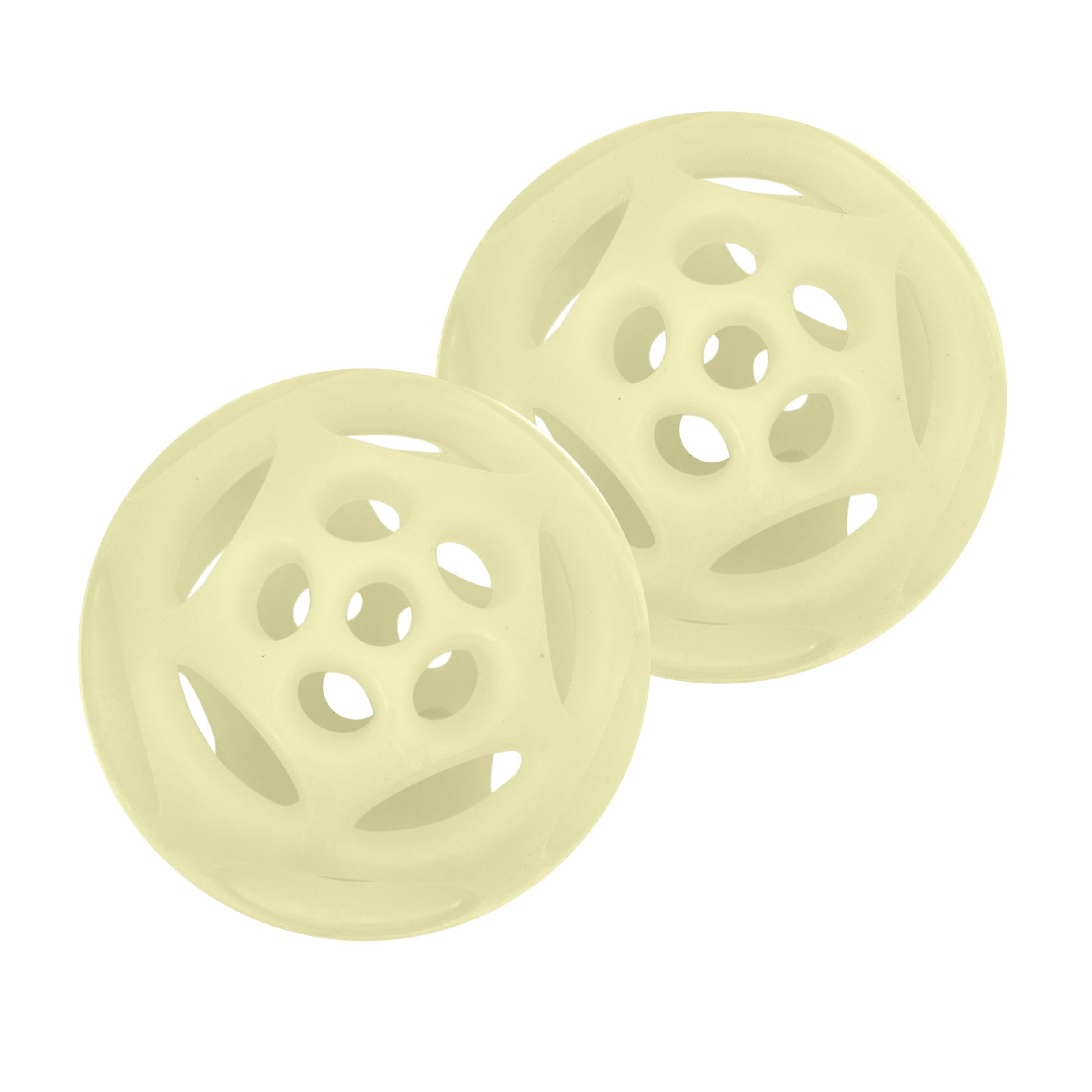 Chew King Glowing Fetch Ball, Dog Ball Toys, Medium 2-Pack Lattice