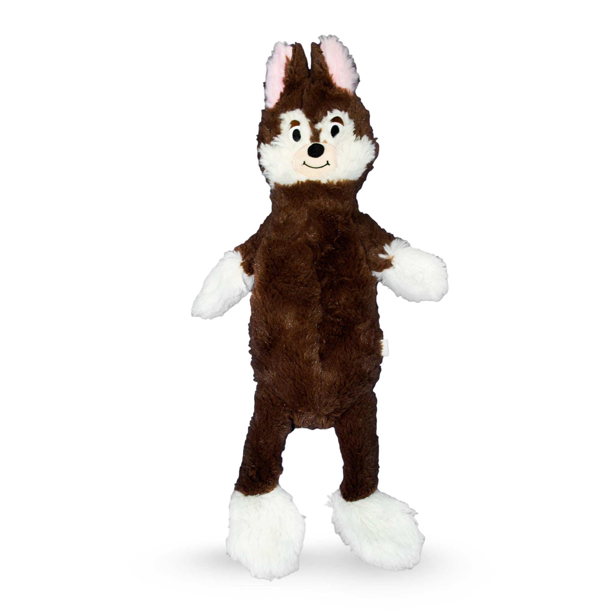 Fga Marketplace Fox Flat No Stuffing No Squeak Plush Dog Toy, Funny Style Will Entertain Your Dog For Hours, Recommended For Small And Medium Dog 21 Inch Long
