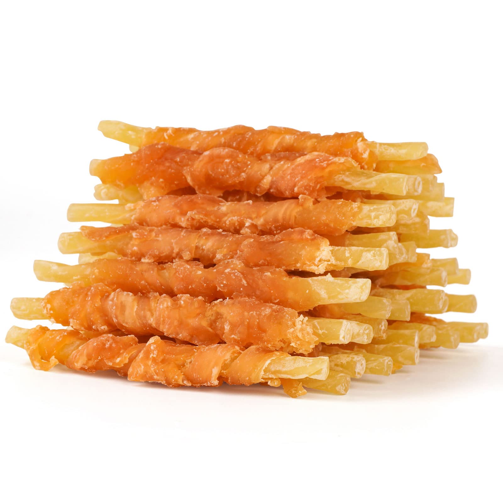 MON2SUN Rawhide Free Dog Treats Chicken Wrapped Cod Sticks for Small Dogs Healthy Training Treats Soft Snacks (14.11 Ounce -Pack