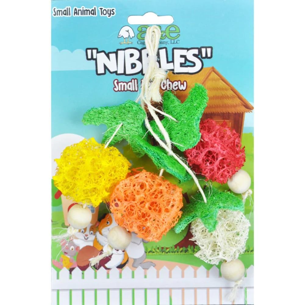 A&E Cage Company 52400973: Toy Loofah Barrel Cactus
