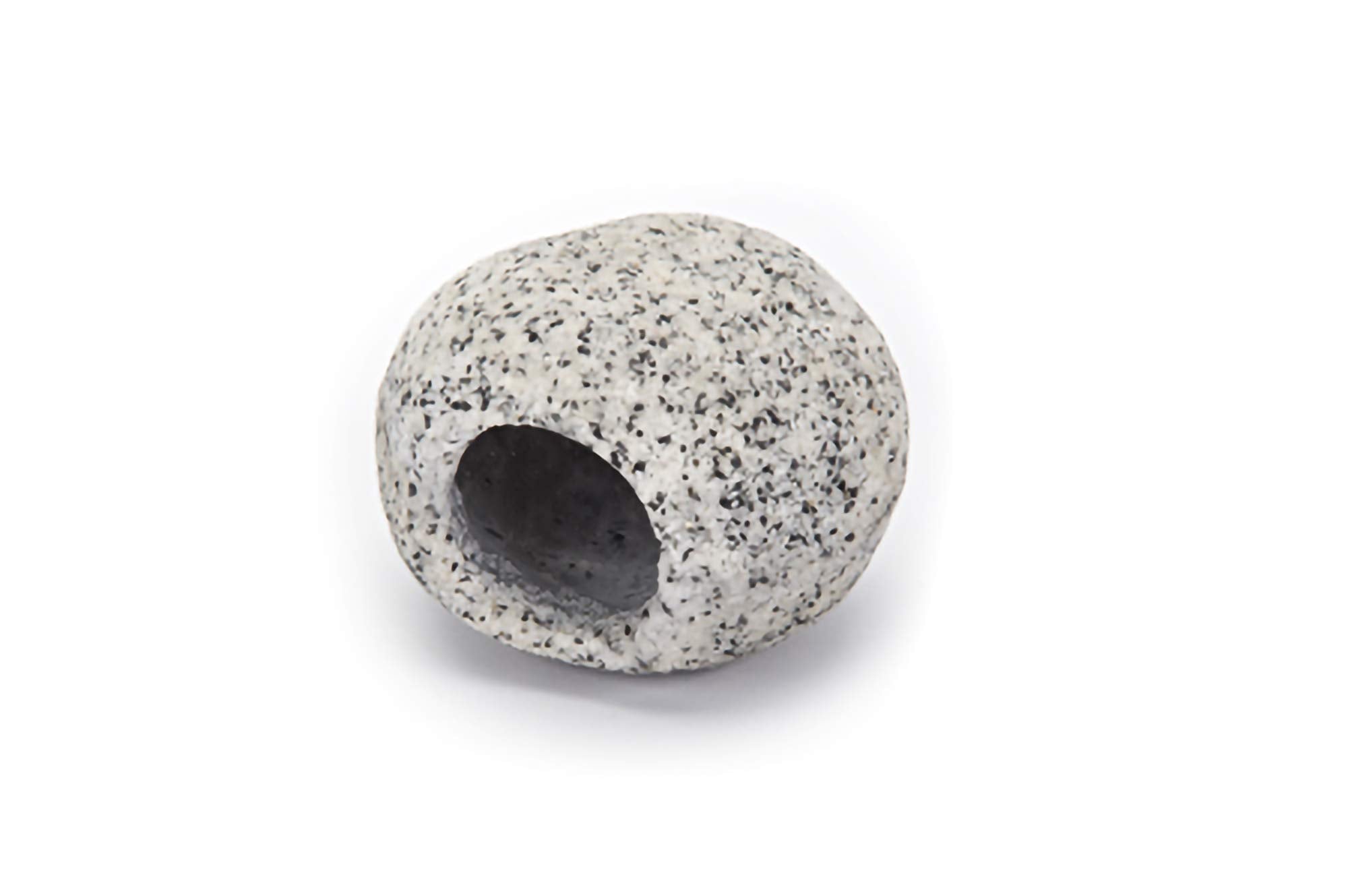 Penn-Plax Deco-Replicas Granite Aquarium Ornament & Hideaway – Realistic Stone Appearance – Safe For Freshwater And Saltwater Tanks – Small Size, White (Rr1071)
