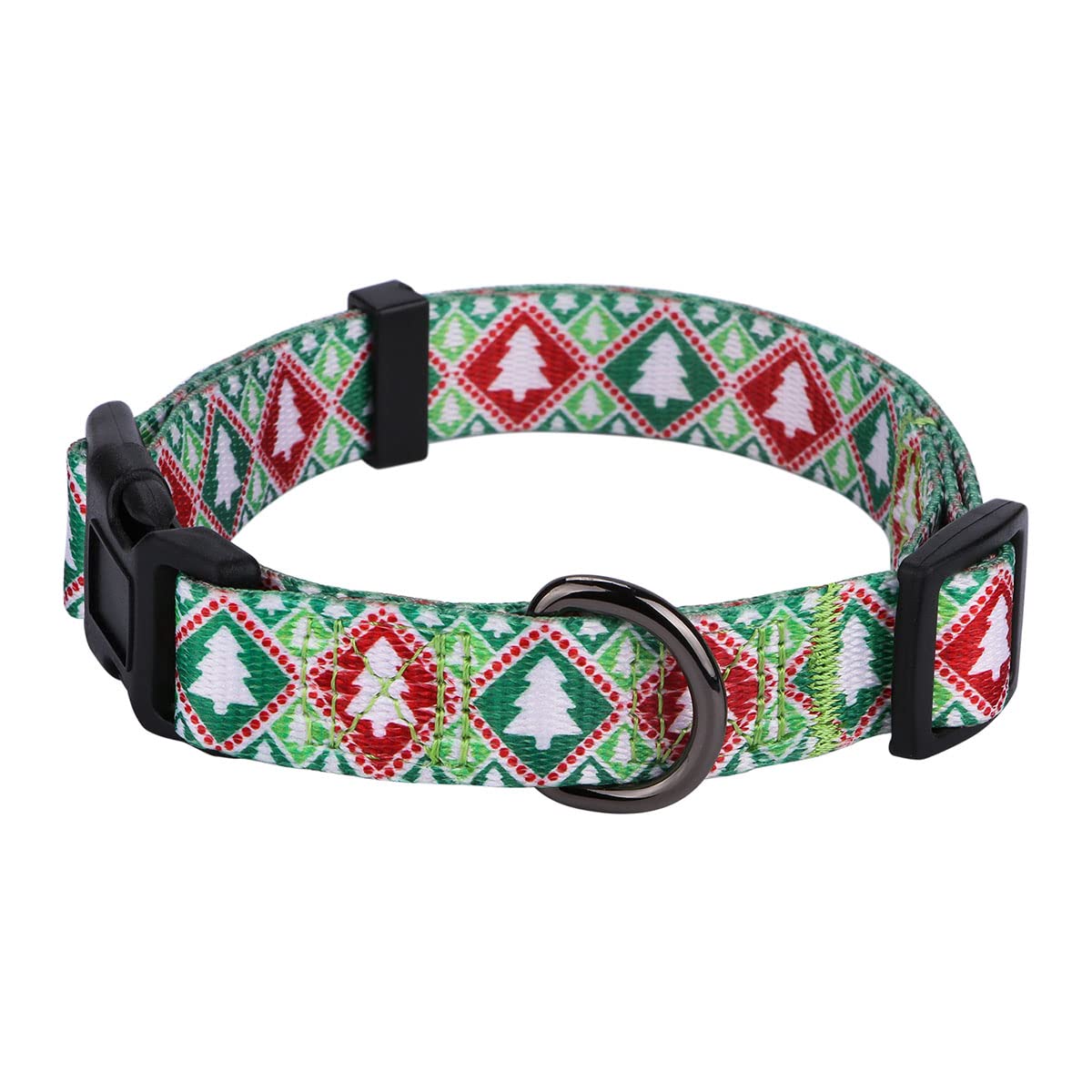 Rhea Rose Christmas Tree Dog Collar For Small Medium Large Dogs 012 Tree S