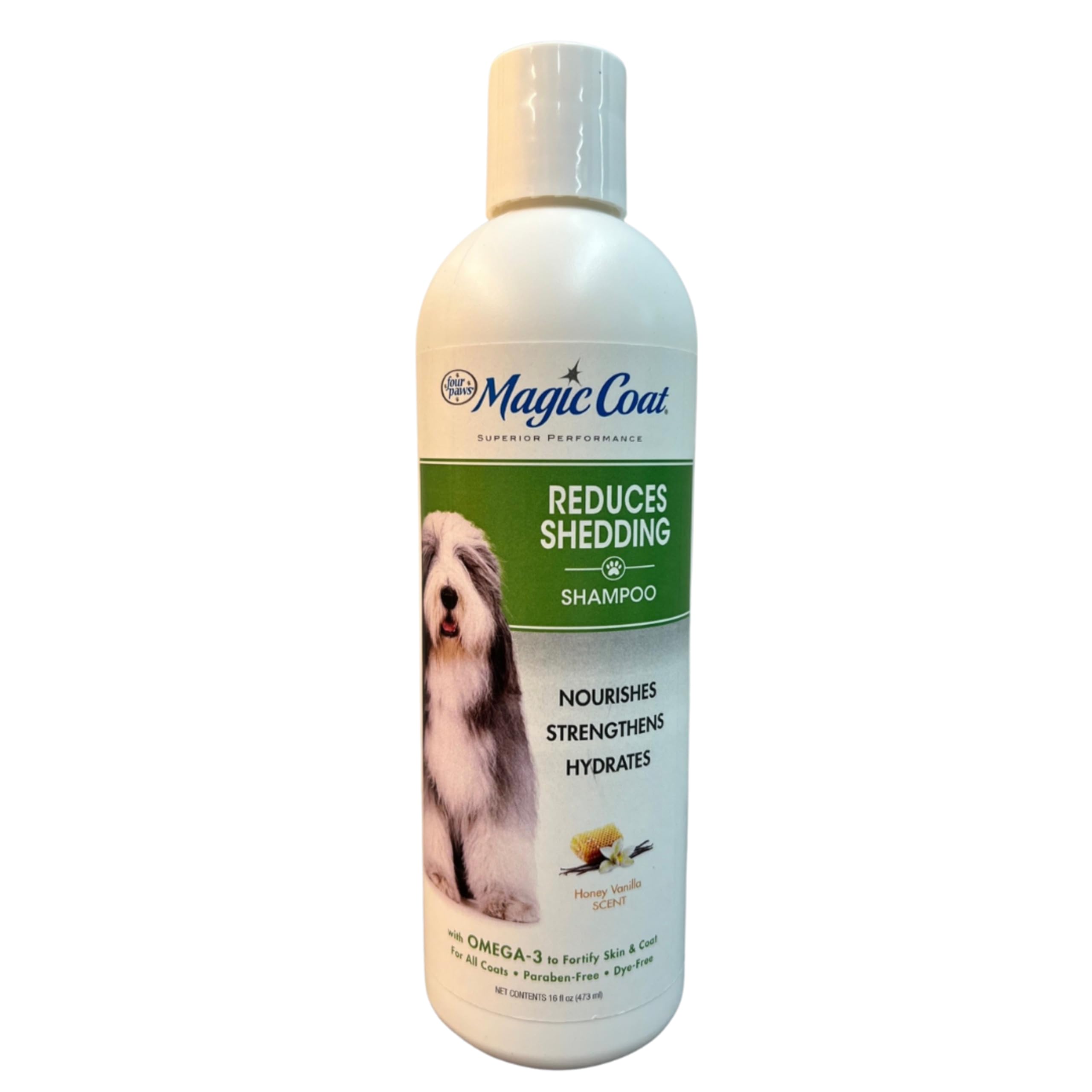 Four Paws Magic Coat Dog Shampoo, 16 oz, Plastic - Made in USA, Dog Grooming & Bathing Supplies