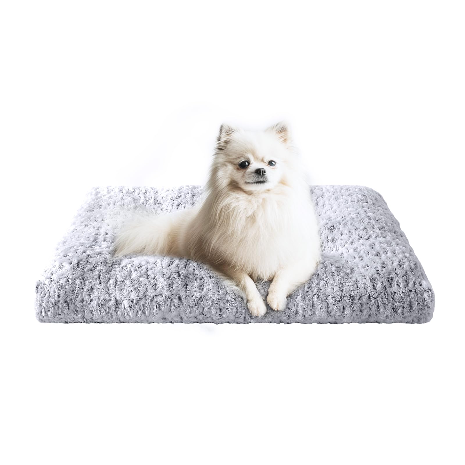 Jollyvogue Pet-Beds, 280G Rose Velvet Dog Mat, Machine Wash, Fits Kennel Cage And Cat Bed Mat, 47.0' L X 29.0' W X 4.0' Th, D