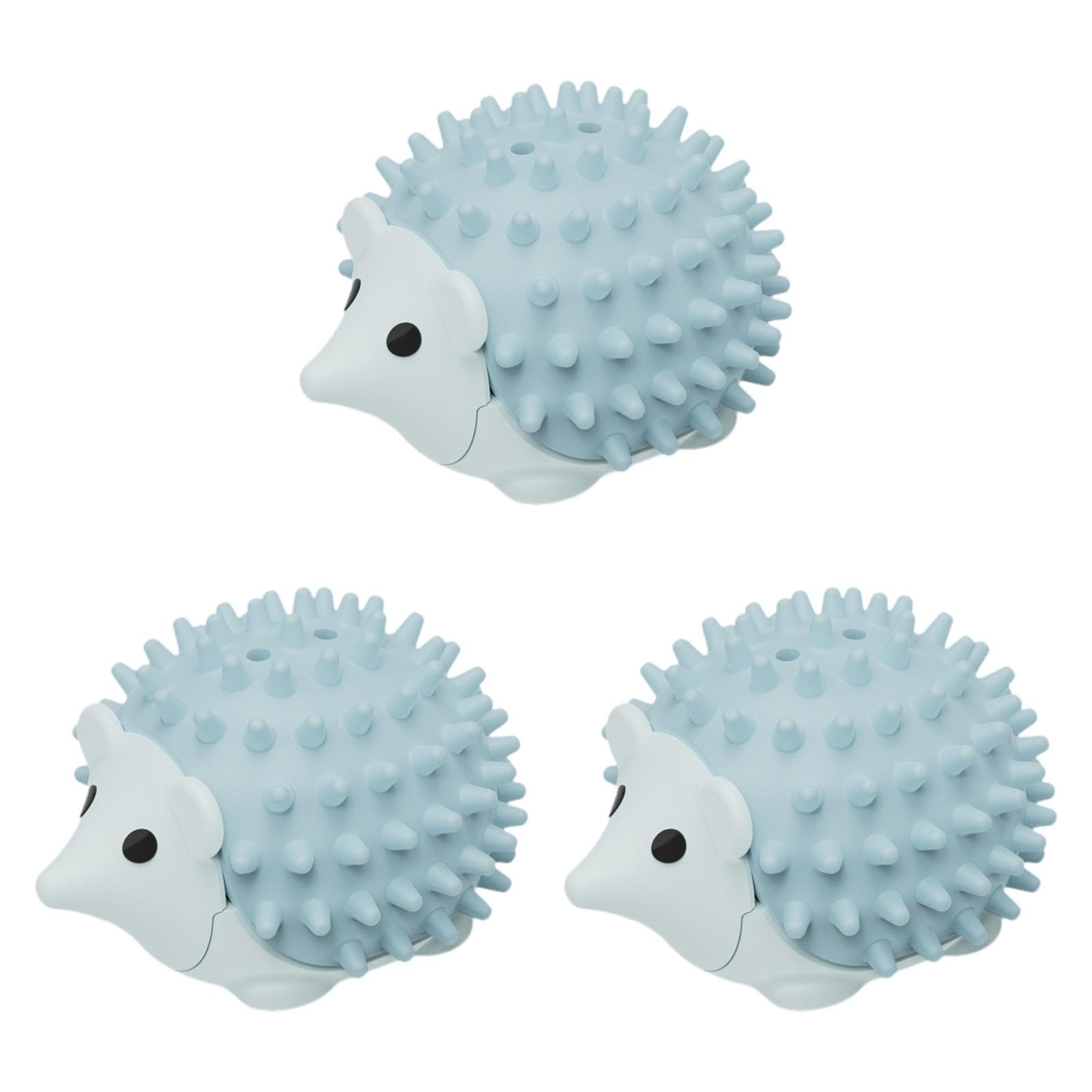 Ujeavette 3 Pieces Catnip Toys Balls Kitten Toy Cute Cat Toy Ball For Cat Kitty Kitten Blue