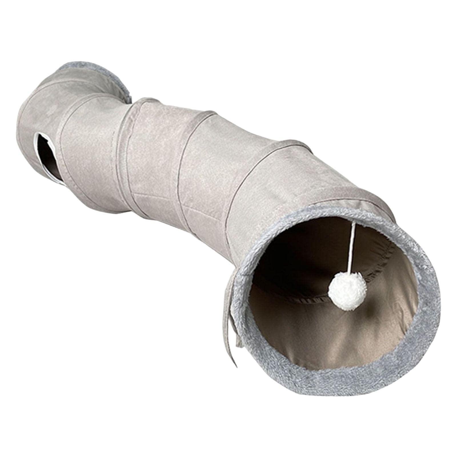 Enakshi Foldable Cat Tunnel Peep Hole Suede Fabric Cat Toy Supplies Play Toy |Pet Supplies | Cat Supplies | Toys