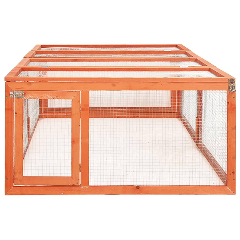 SKM Rabbit Hutch 72x35.4x18.1 Solid Firwood