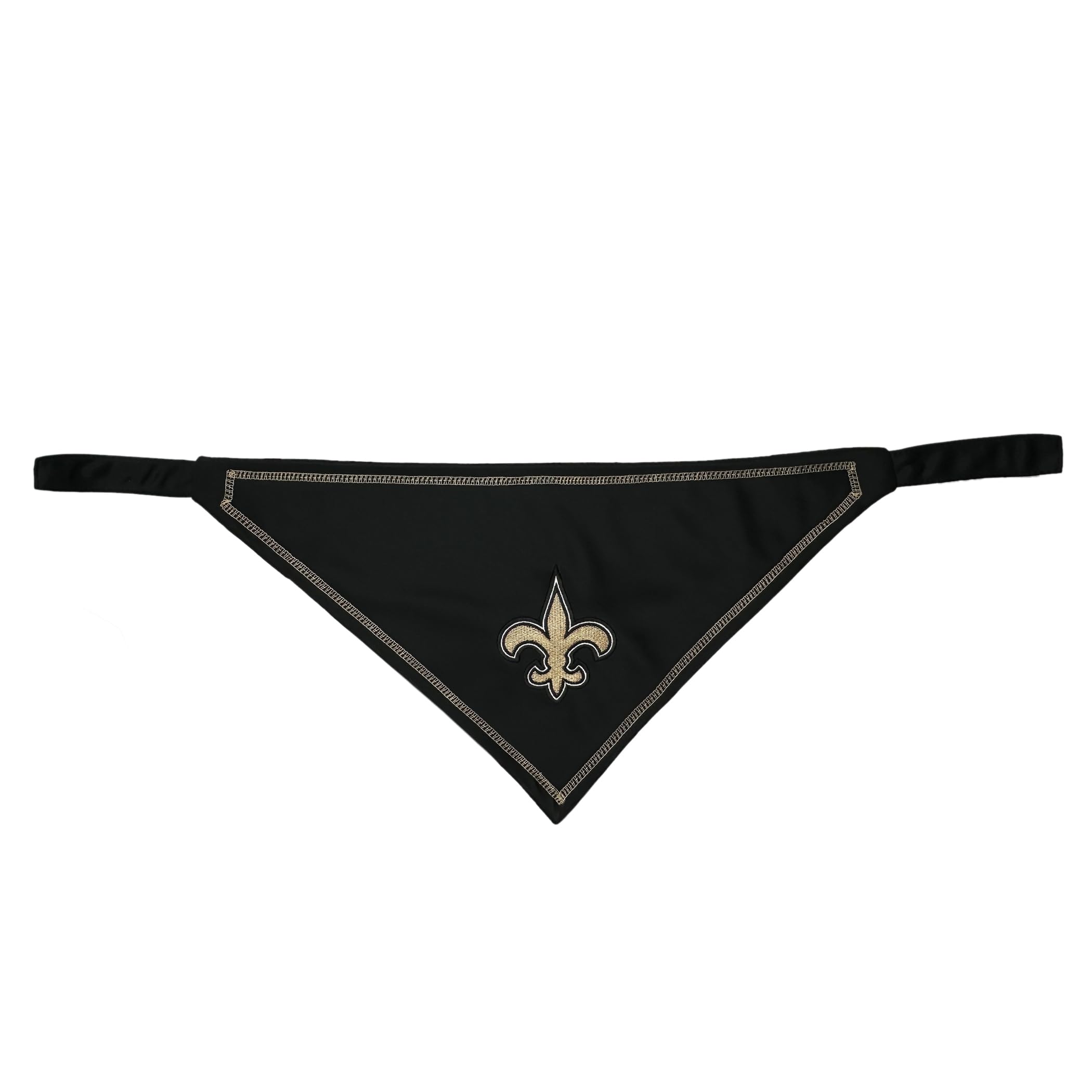Pets First Nfl New Orleans Saints Tie Bandana, Size Small/Medium. Dog Bandana Scarf Bib For Pet Cat Dog. The Ultimate Game-Day,