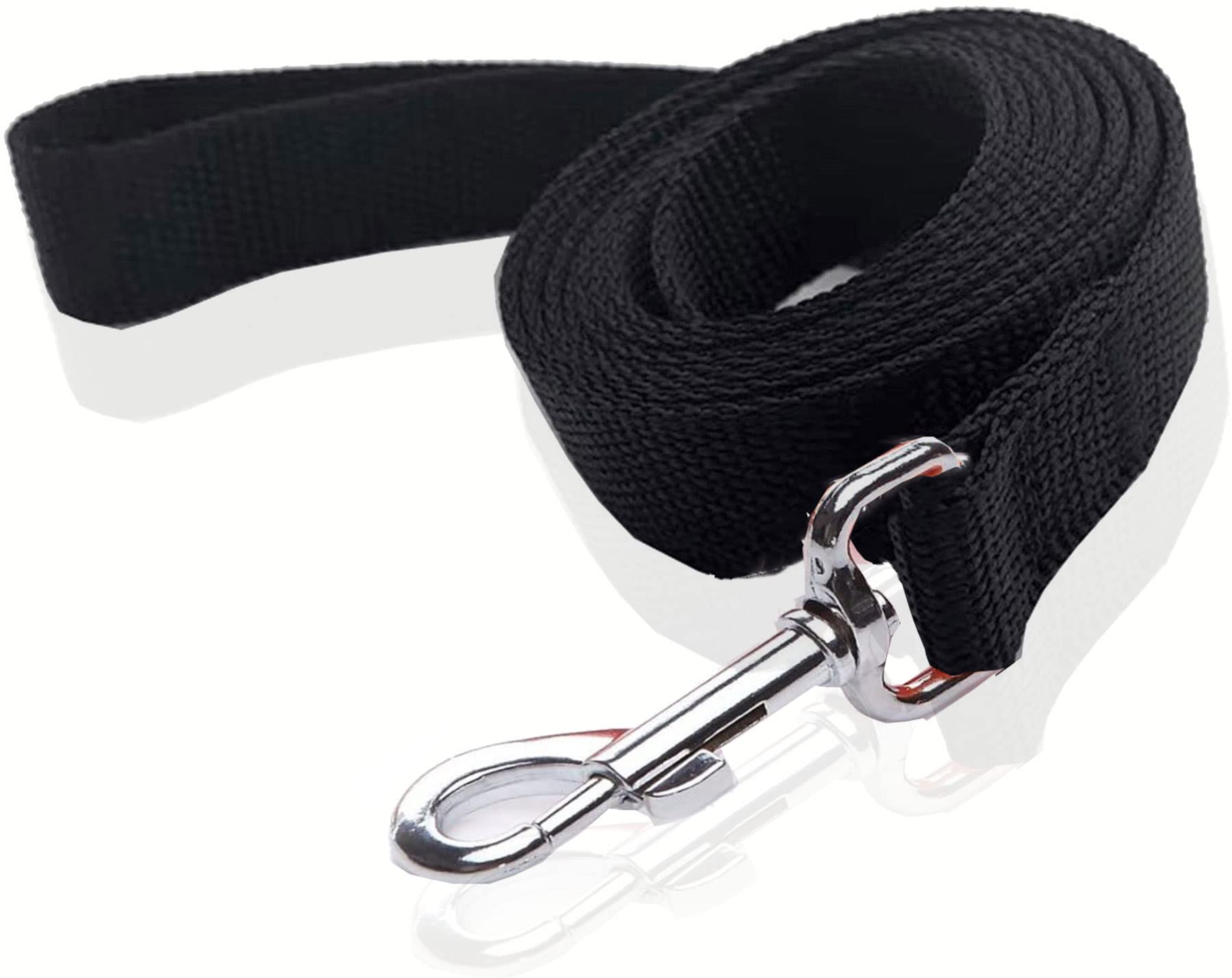 Nylon Dog Leash 16 Feet Long, Walking Training Dog Leashes For Medium Large Dogs(1'' X 16 Ft, Black)