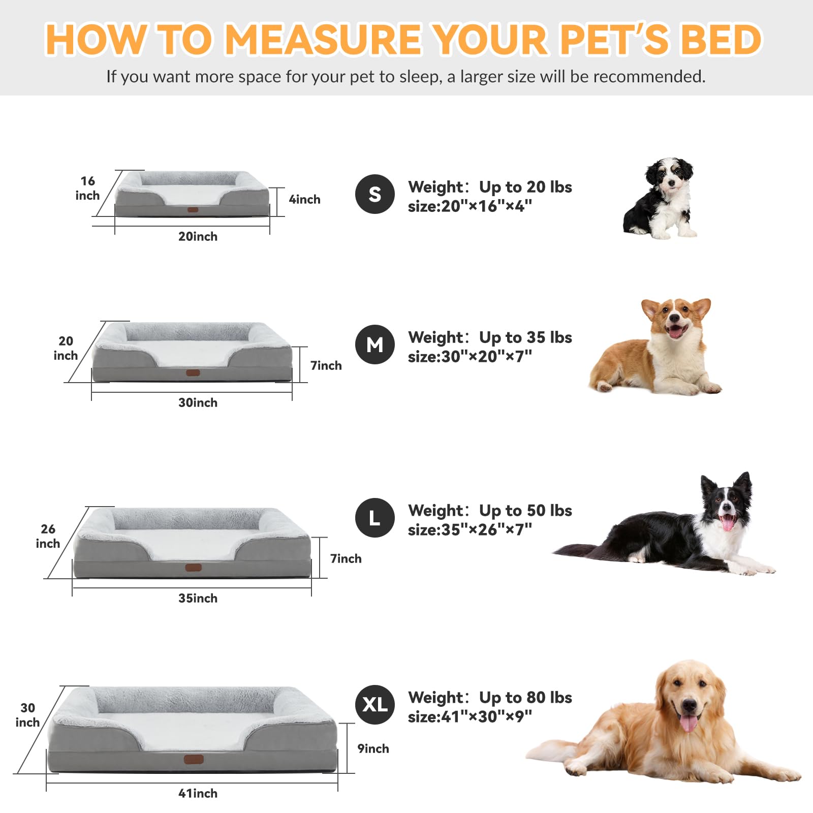 Dokdogs Orthopedic Dog Bed For Extra Large Dogs Waterproof Memory Foam Pet Beds With Nonskid Bottom Washable Xl Dog Couch Bed Wi