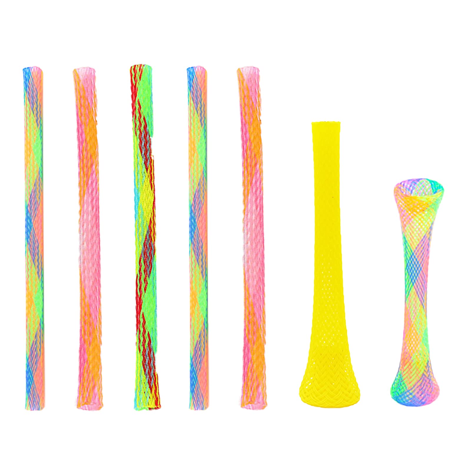 ISMARTEN Cat Spring Toys, 48 Packs Cat Tube Spring Toy Interactive Cat Toy for Indoor Cats, Plastic Spring Coils Attract Cats to