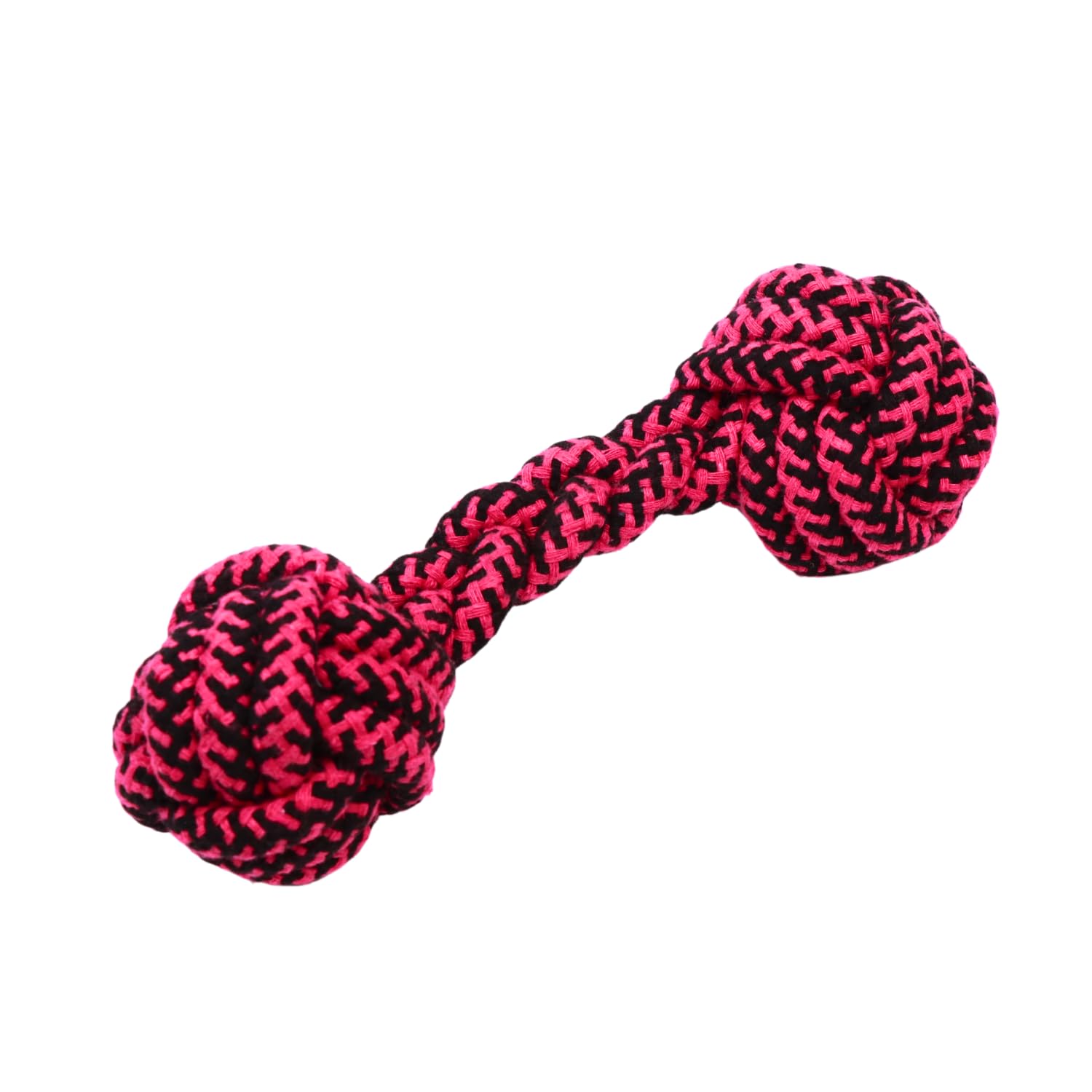 Petbabas Knotted Dumbbell Rope For Dogs And Pets |Durable Chew Cotton Knotted Dumbbell Shape Tug Rope Toy |Chewing And Teething 
