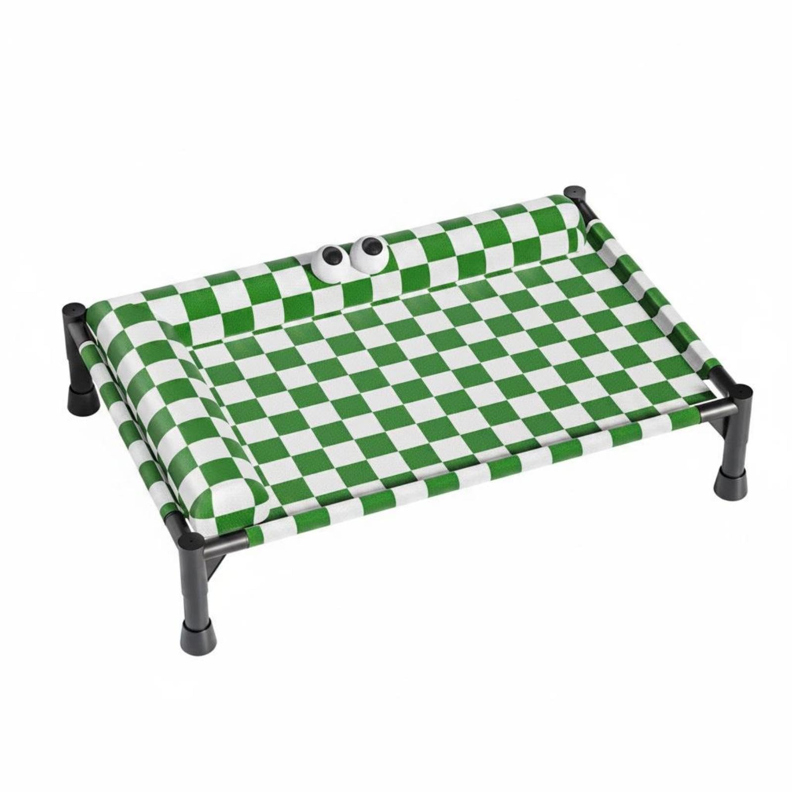 Urijx Dog Bed with Bolster Removable Cover Bolster Pet Bed Easy to Clean L LPillow Checker Pet Supplies | Dog Supplies | Beds