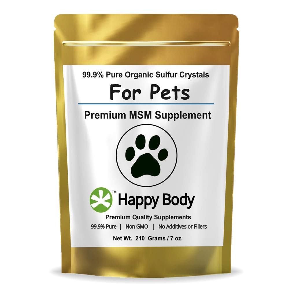 Pure MSM Joint Supplement for Dogs, Cats, & Horses - 100% Additive-Free - High Performance, Supports Pets Wellness, Healthy Join