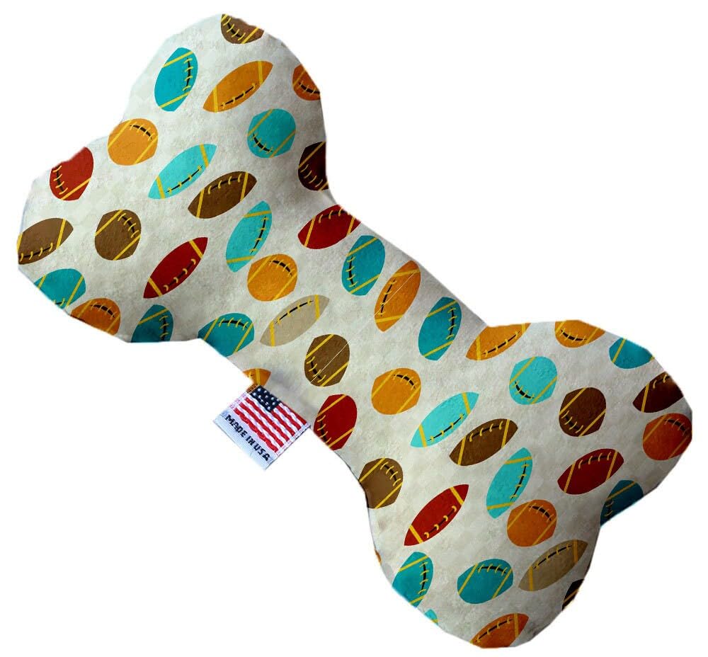 Pet and Dog Plush Heart or Bone Toy, "Fall Harvest Group" (Available in different sizes, and 12 different pattern options!) Football Frenzy 8" Plush Bone