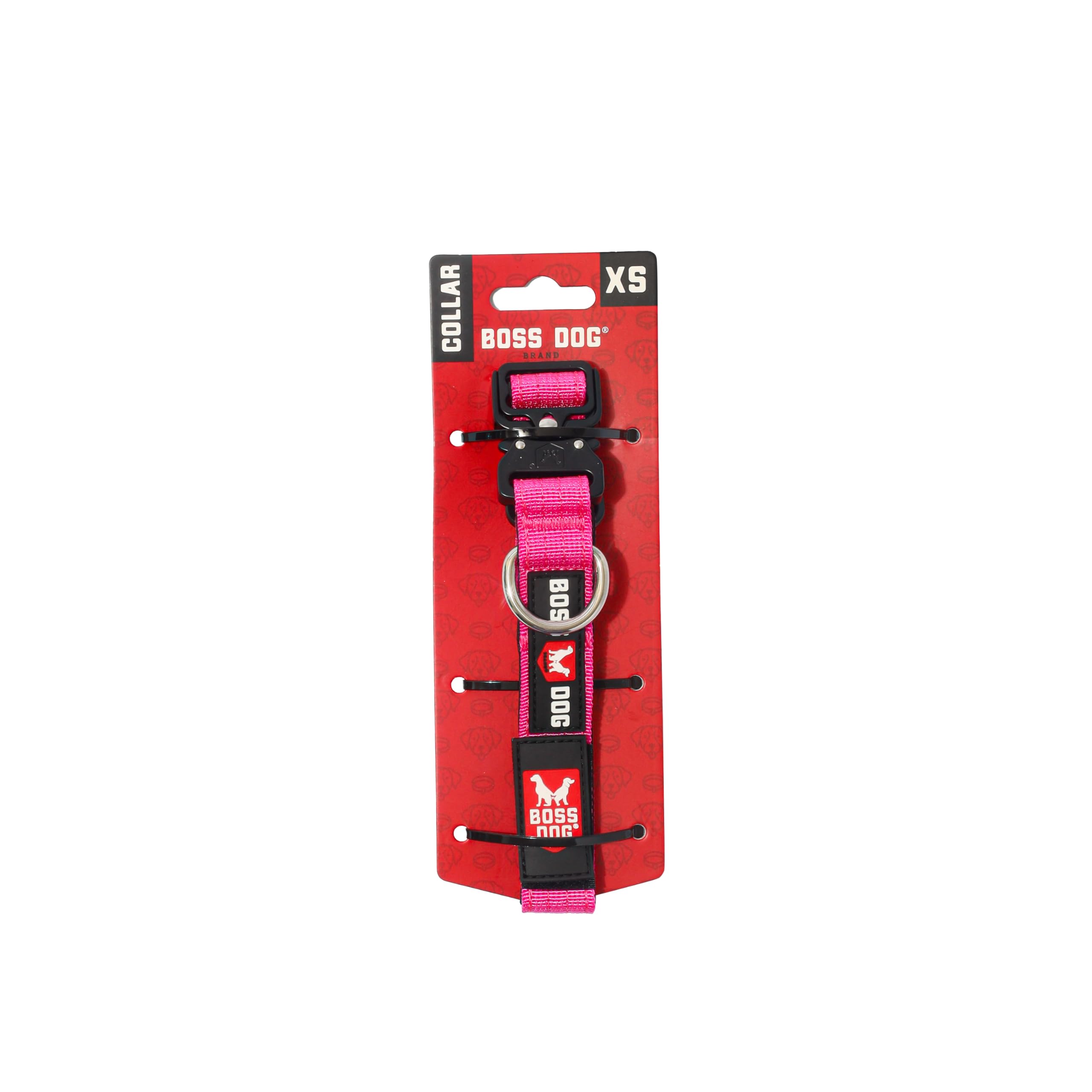 Boss Dog Tactical Collar, Hot Pink, X-Small