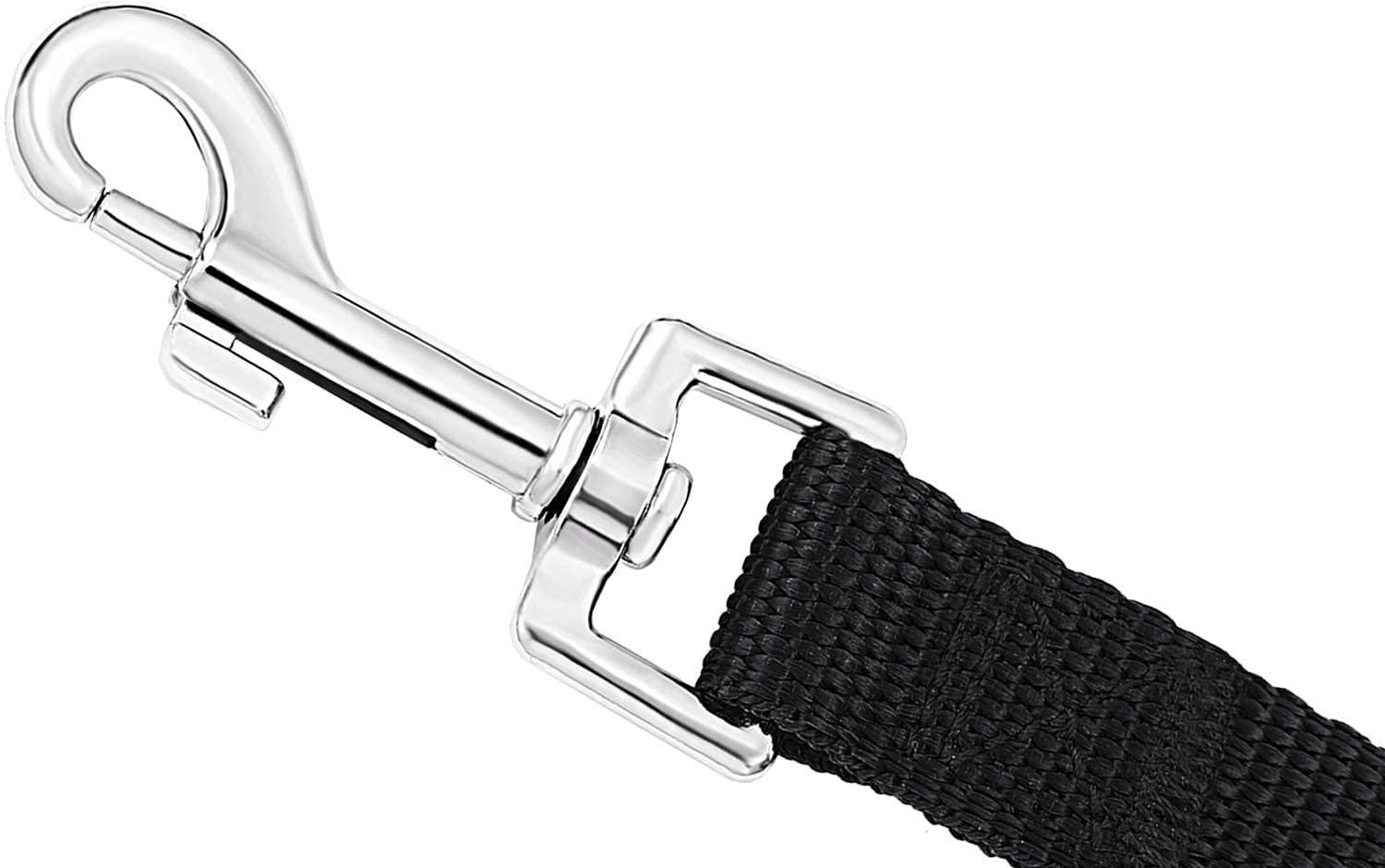 Amagood Dog/Puppy Obedience Recall Training Agility Lead-15 Ft 20 Ft 30 Ft 50 Ft Long Leash-For Dog Training,Tie Out,Play,Safety,Camping (50 Feet, Black)