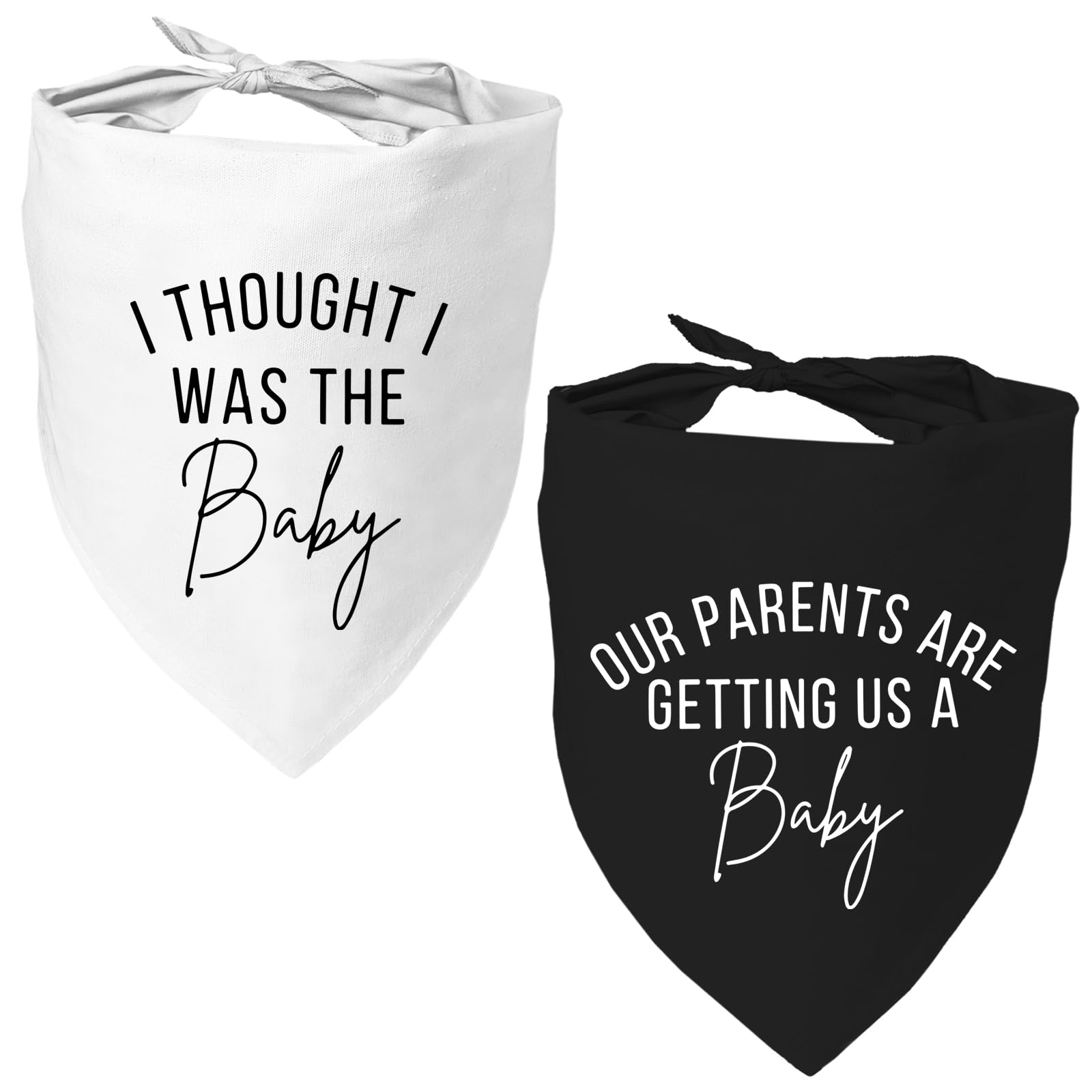 2 Packs Our Humans Are Getting Us A Baby Dog Bandanas Pet Scarf Pregnancy Announcement Pregnancy Pet Bandana For Dogs Pet Access