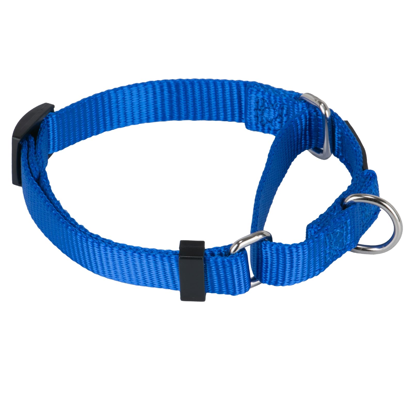 Hyhug Martingale Collar for Dogs Small Blue |Escape - Proof Heavy Duty Nylon Durable No Buckle, Ideal for Training & Daily Walks