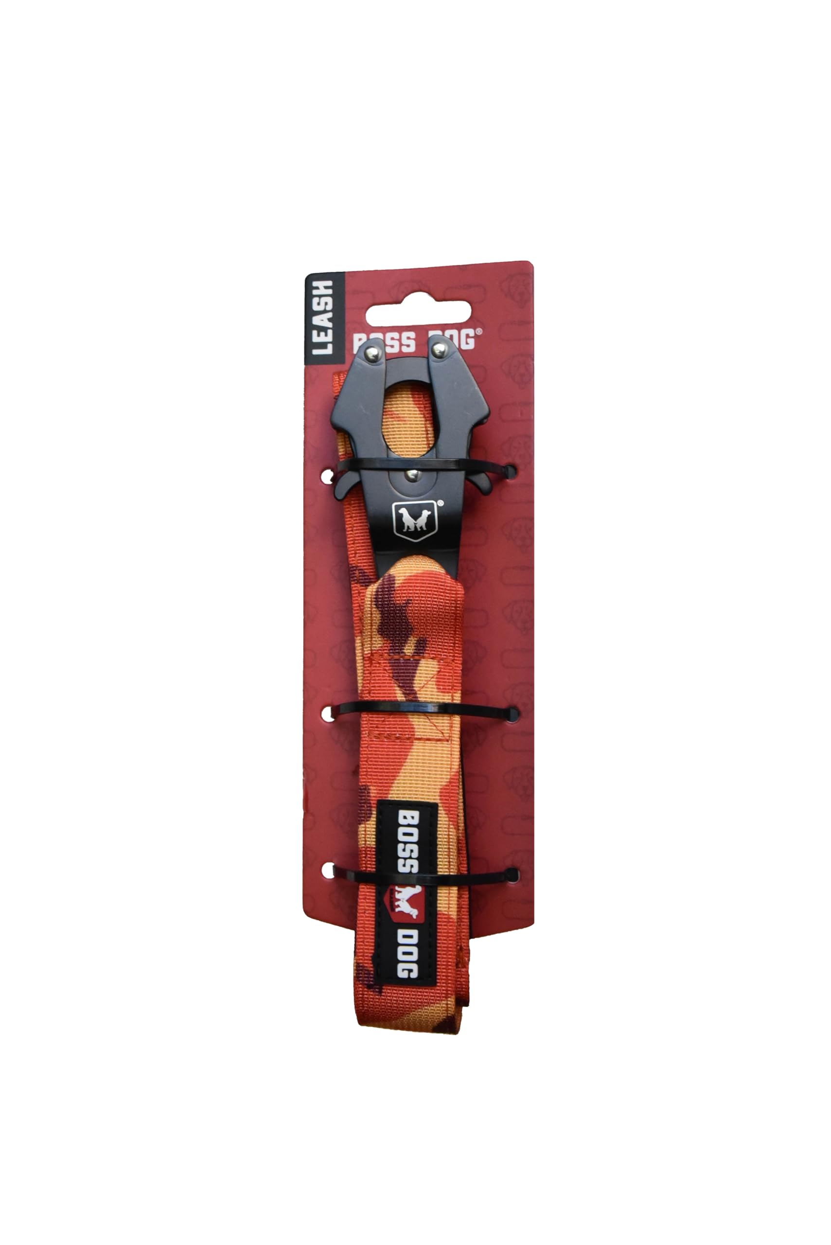 Boss Dog Tactical Leash, Orange Camo, 4 Ft