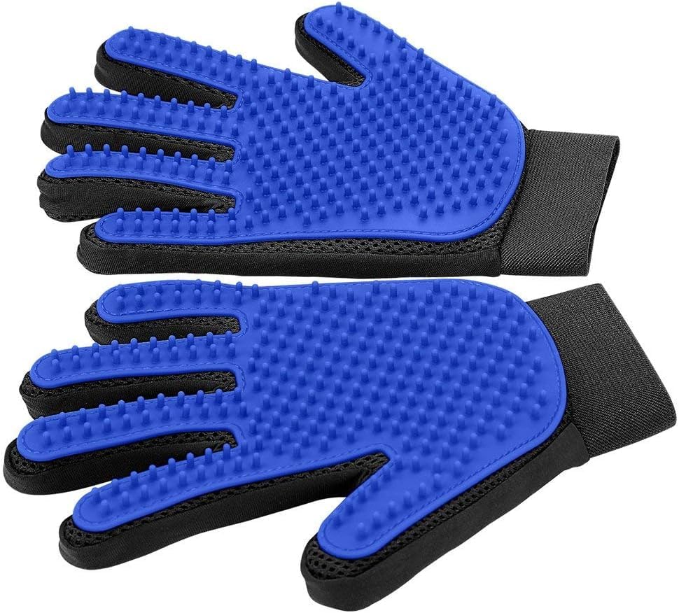 Tukloz Cat Grooming Glove Brush Pet Hair Remover Tool Reusable Dog Hair Fur Remover For Carpet Furniture Couch Clothes EcoFrien