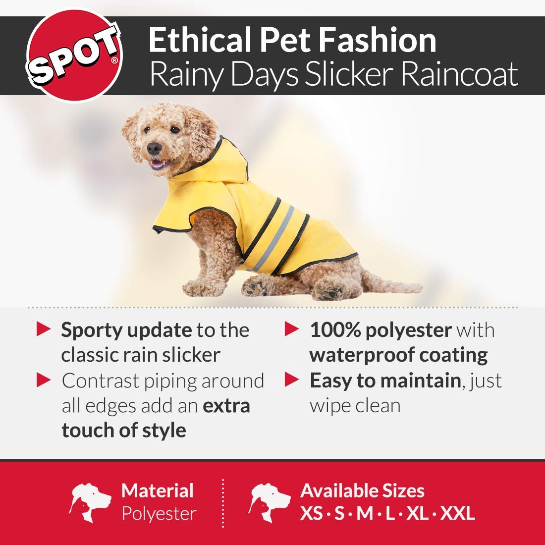SWT LG YELLOW RAIN SLICKER 560YLG