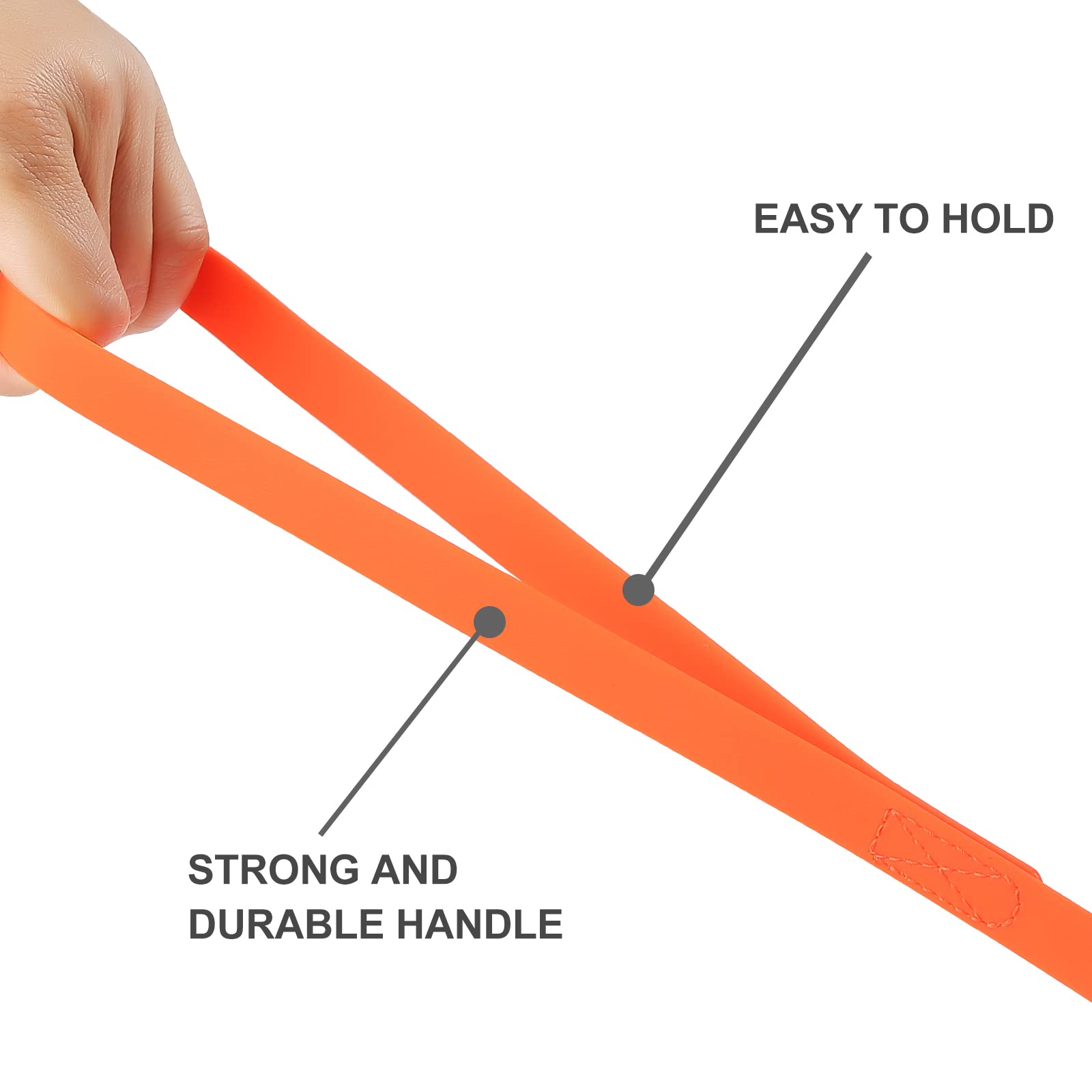 Waterproof Long Leash Durable Dog Recall Training Lead Great For Outdoor Hiking, Training, Yard, Beach And Swimming (Orange, 15F